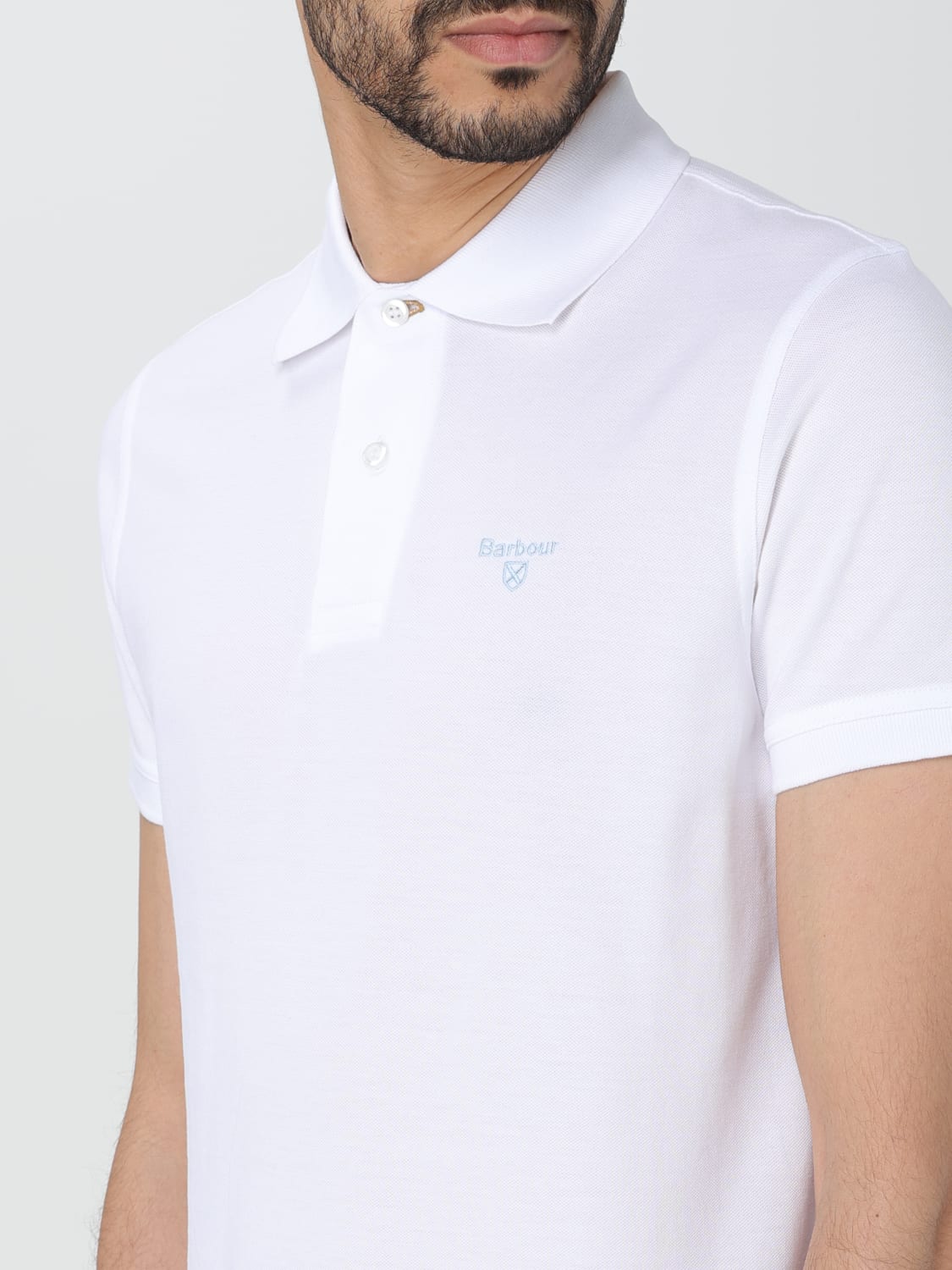 BARBOUR POLO SHIRT: Polo shirt men Barbour, White - Img 3