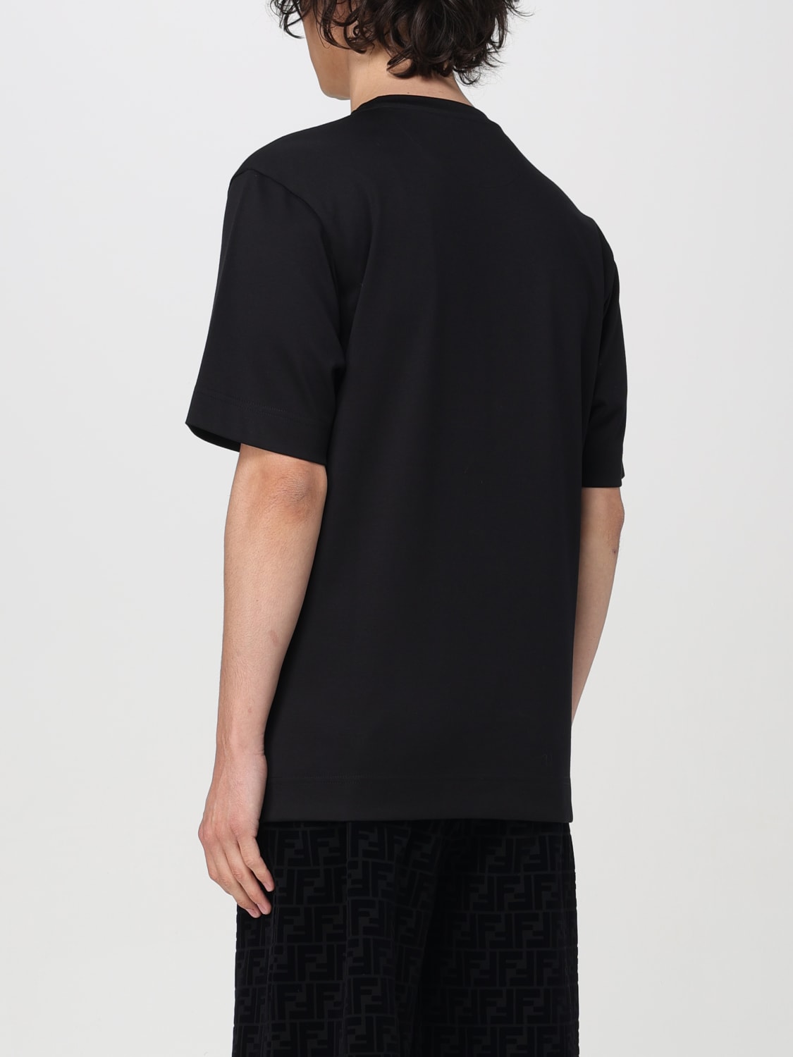 FENDI Tシャツ: Tシャツ メンズ Fendi, ブラック - Img 3