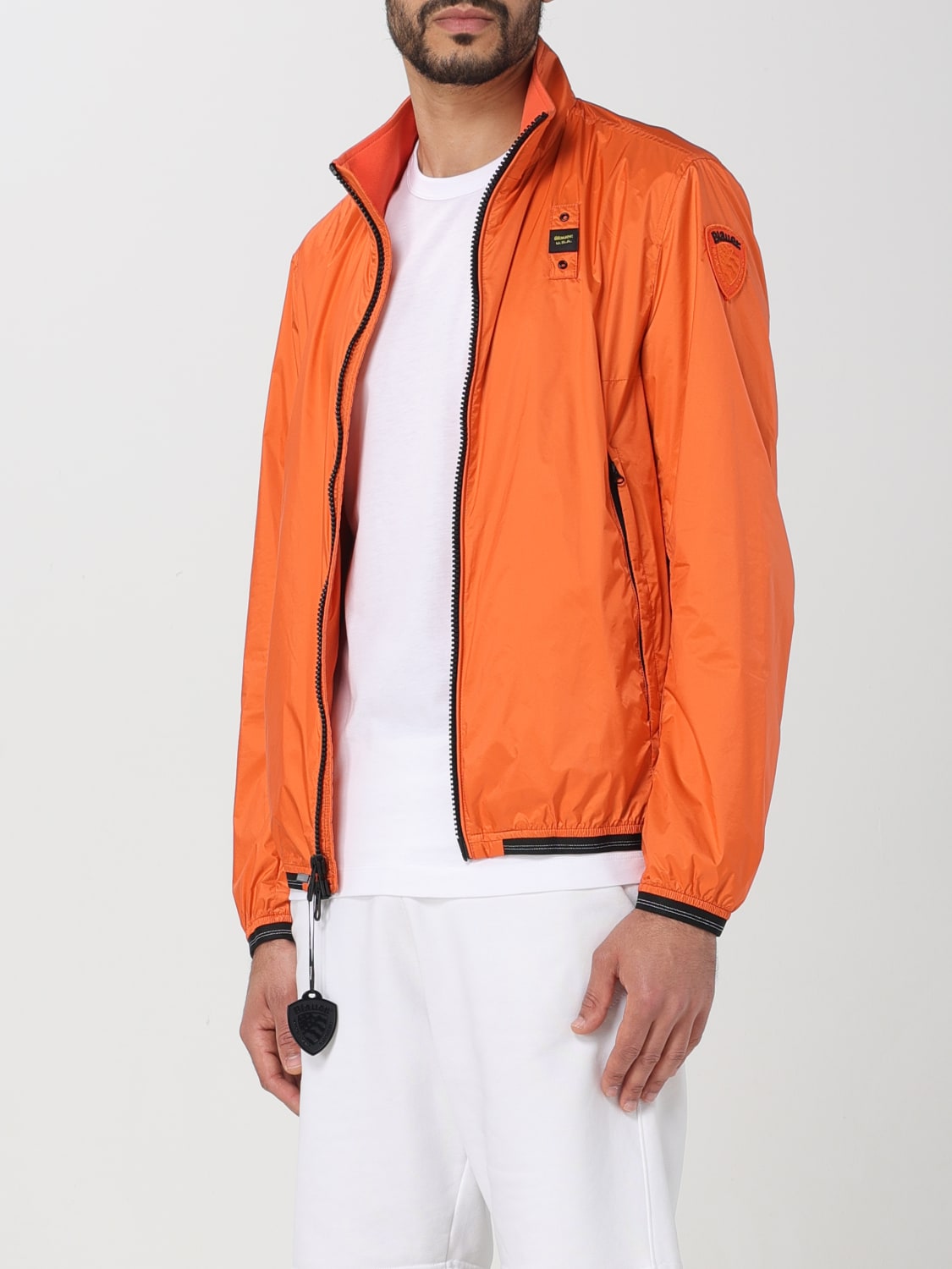 BLAUER JACKET: Jacket men Blauer, Orange - Img 3