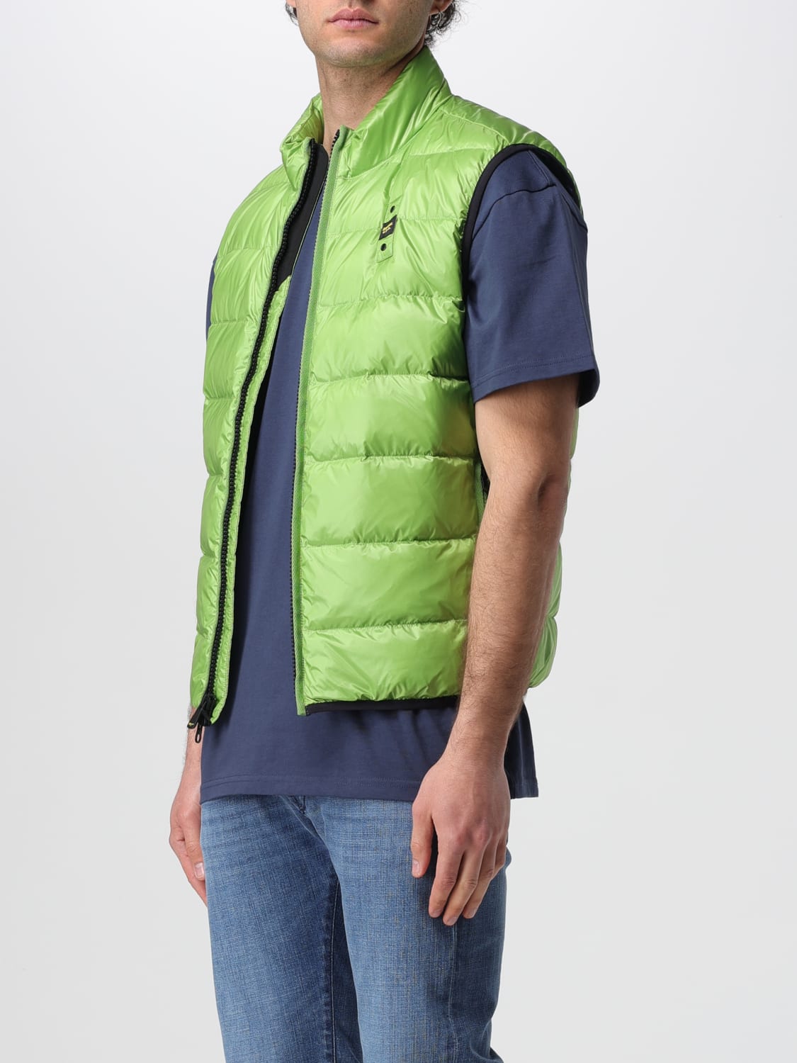 BLAUER GILET: Gilet homme Blauer, Vert Acide - Img 3