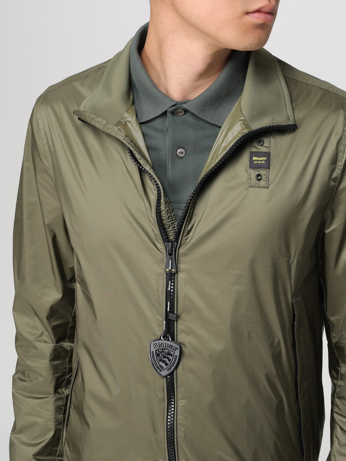 BLAUER JACKET: Jacket men Blauer, Green - Img 4