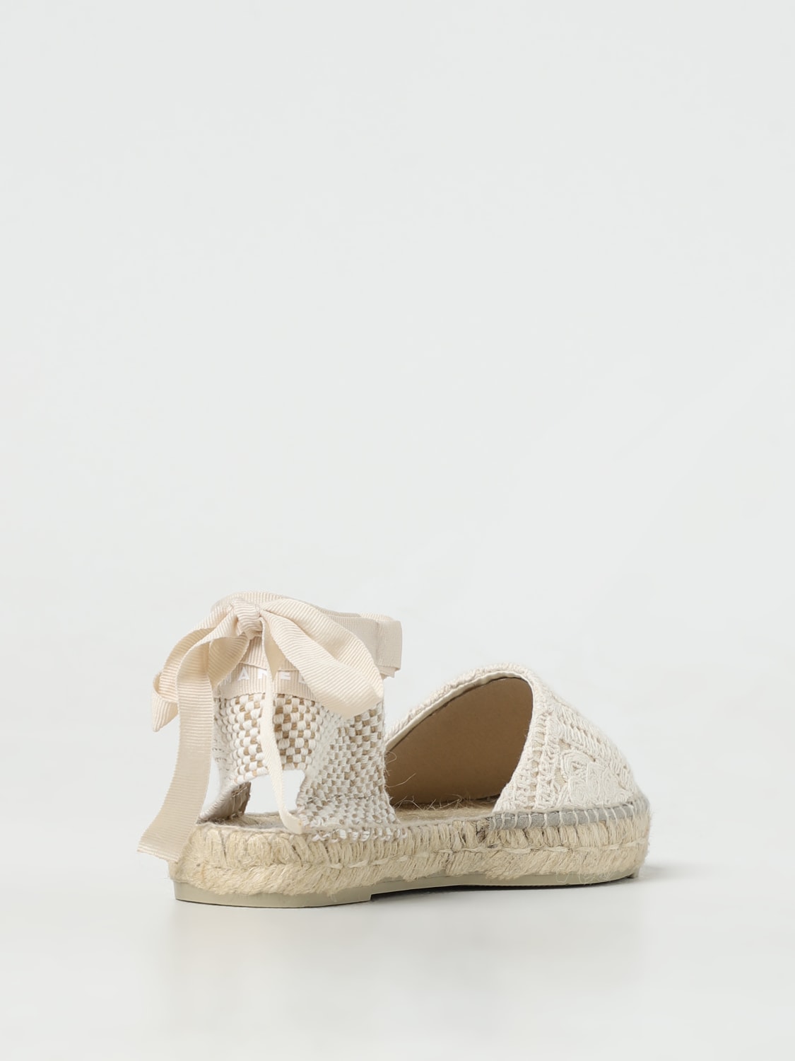 MANEBI ESPADRILLAS: Espadrillas Manebi in cotone macramè, Bianco - Img 3