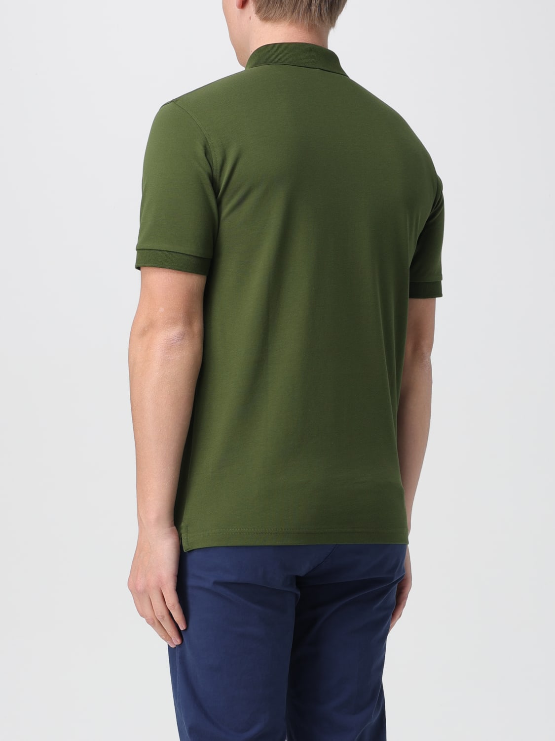 SUN68 POLO: Polo Sun 68 in cotone stretch, Verde - Img 2