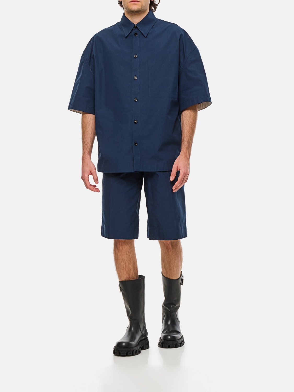 BOTTEGA VENETA SHORTS: Bottega Veneta men's shorts, Blue - Img 2