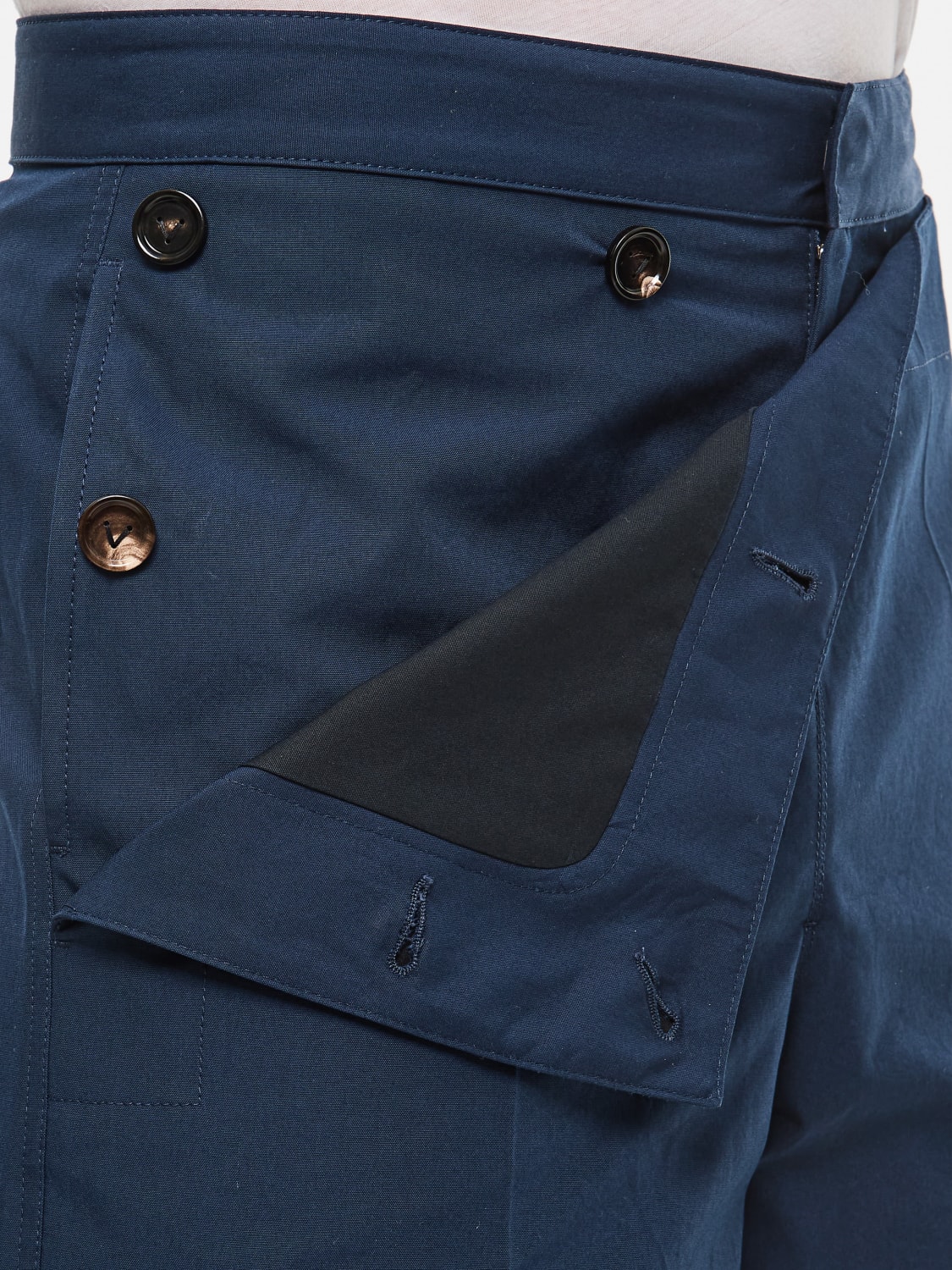 BOTTEGA VENETA SHORTS: Bottega Veneta men's shorts, Blue - Img 4