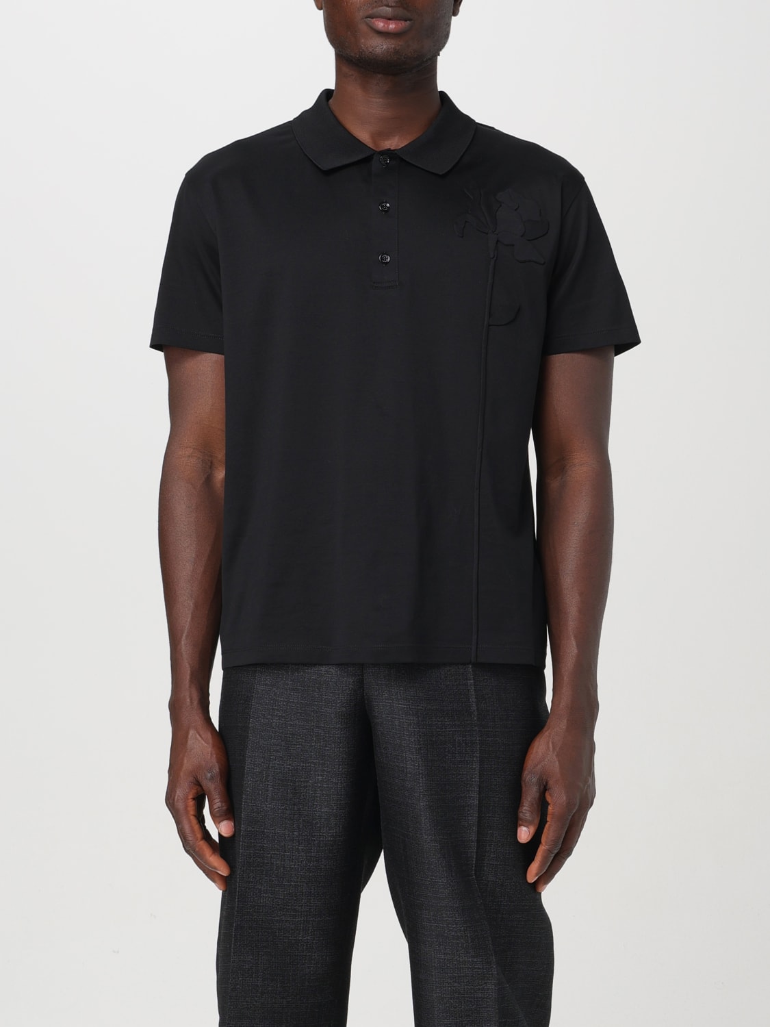 VALENTINO POLO SHIRT: Polo shirt men Valentino, Black - Img 1