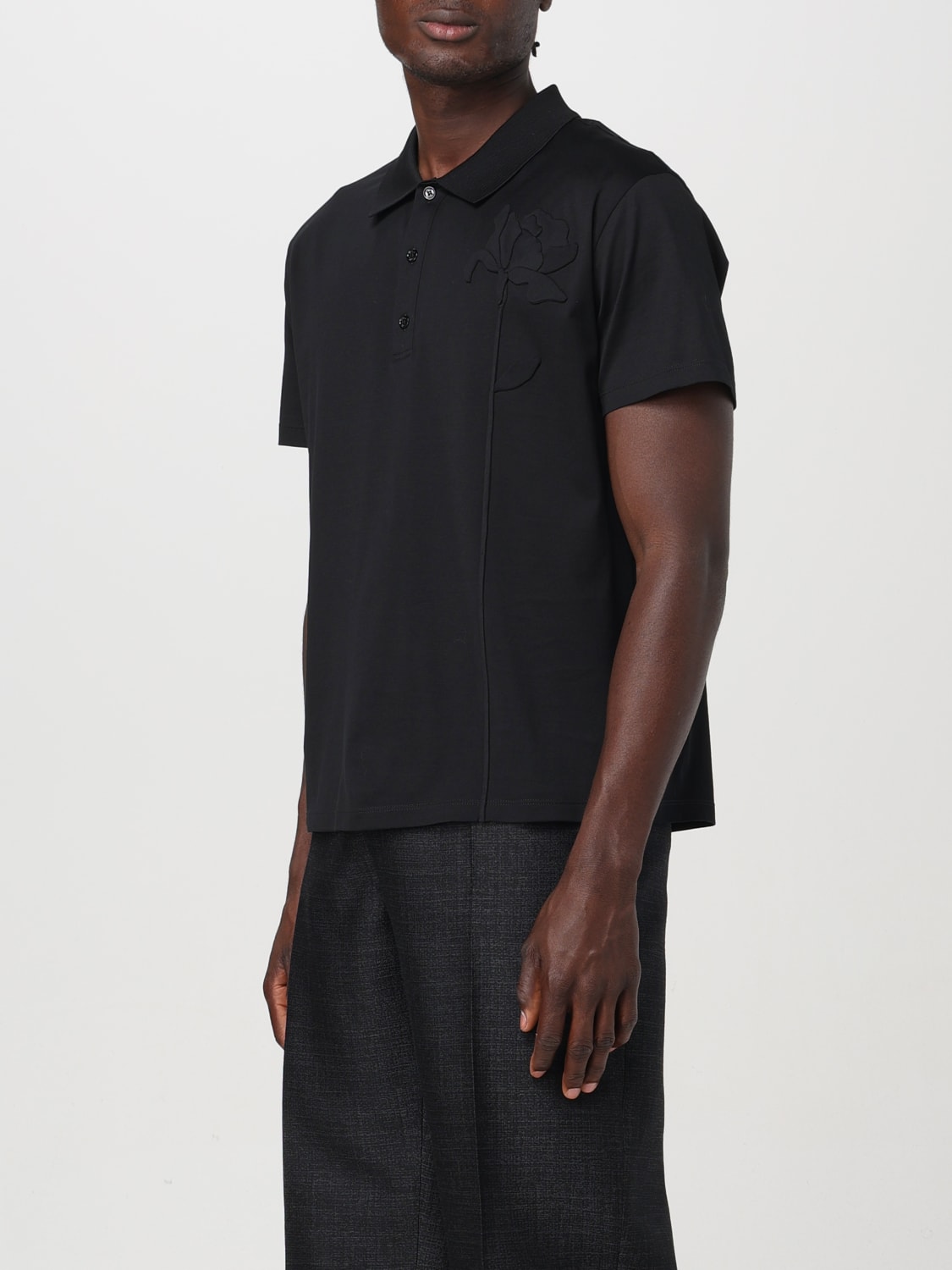 VALENTINO POLO SHIRT: Polo shirt men Valentino, Black - Img 4