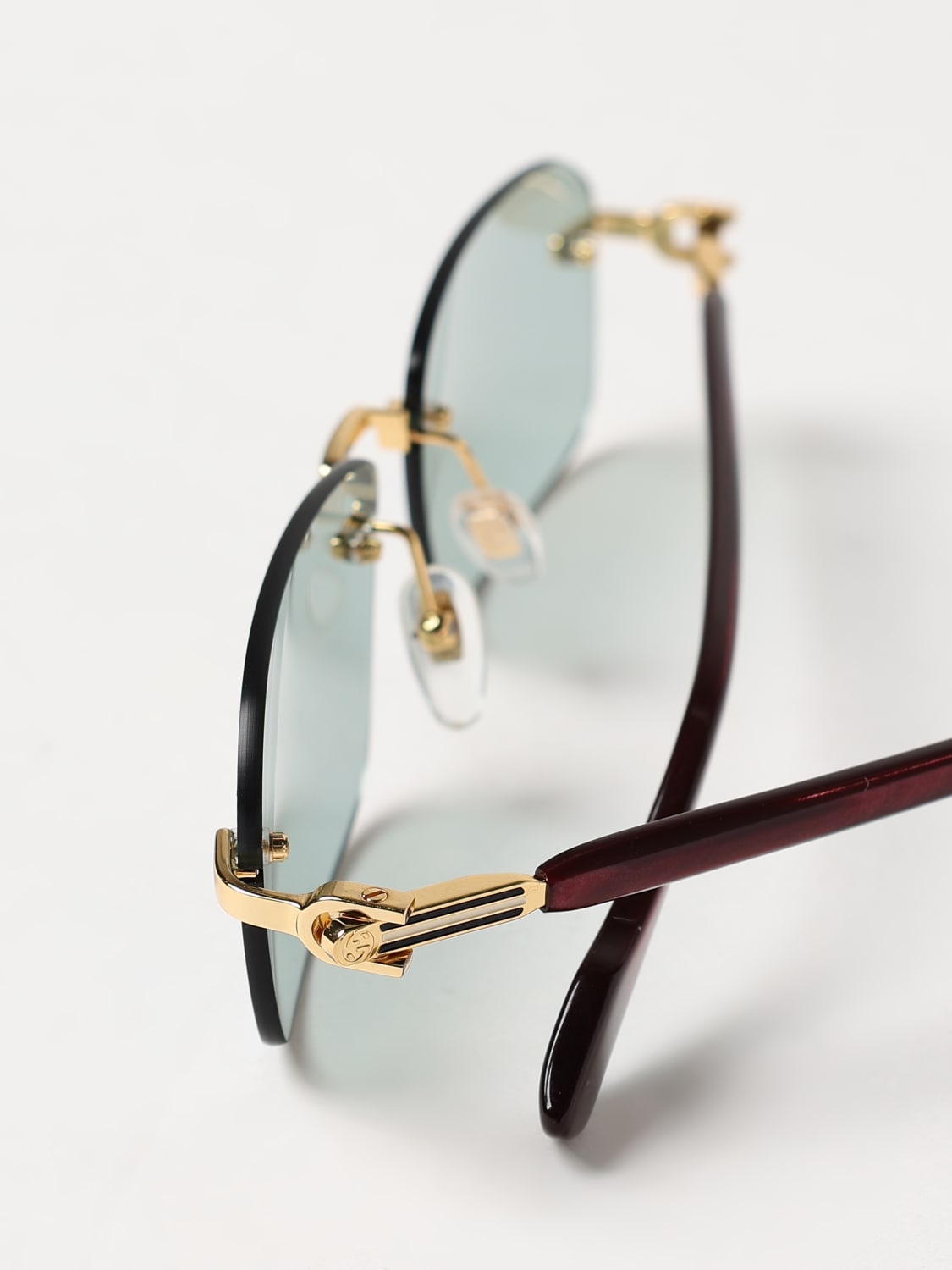 GUCCI SUNGLASSES: Sunglasses men Gucci, Coral - Img 5