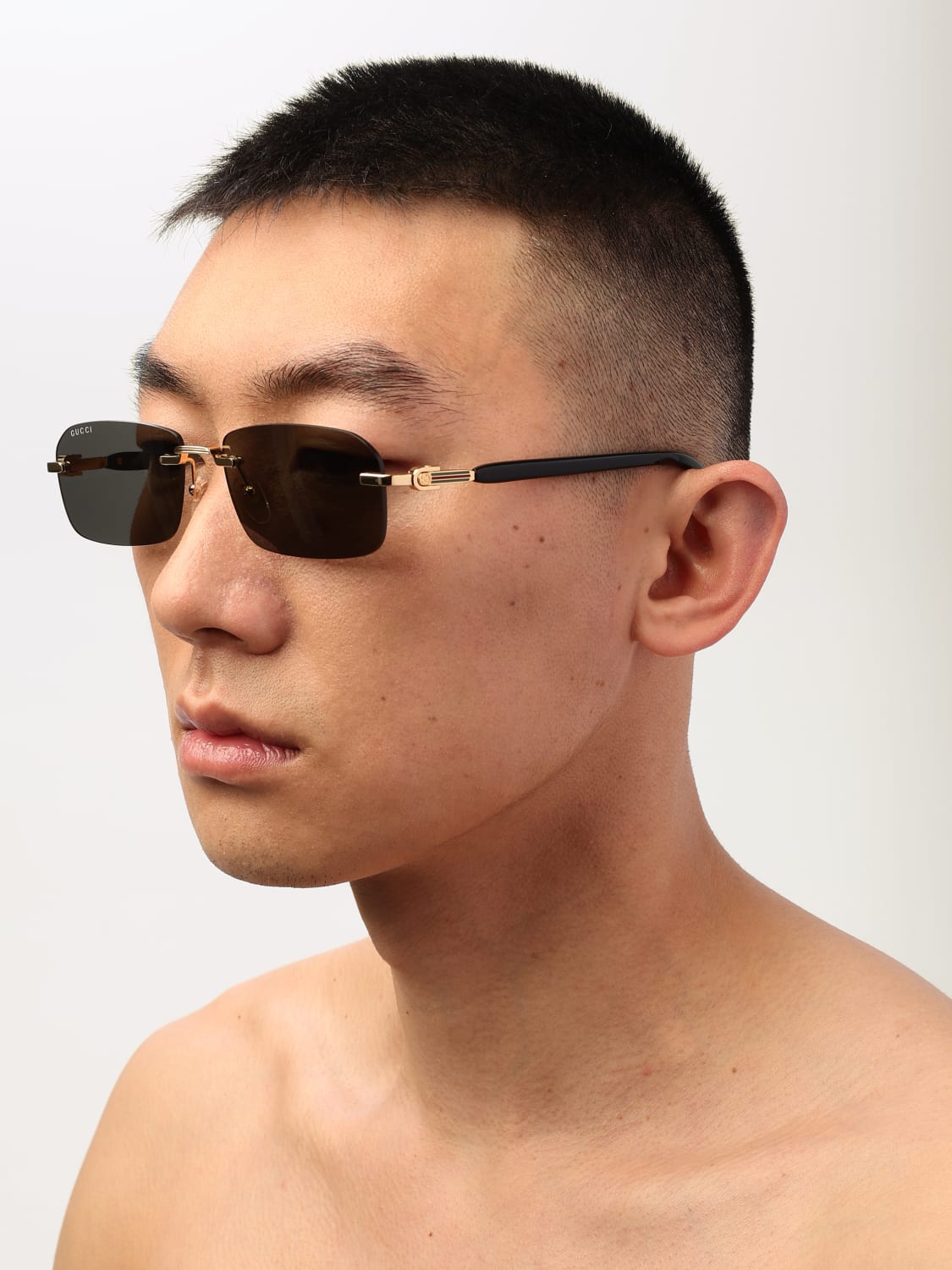 GUCCI GAFAS DE SOL: Gafas de sol hombre Gucci, Oro - Img 2