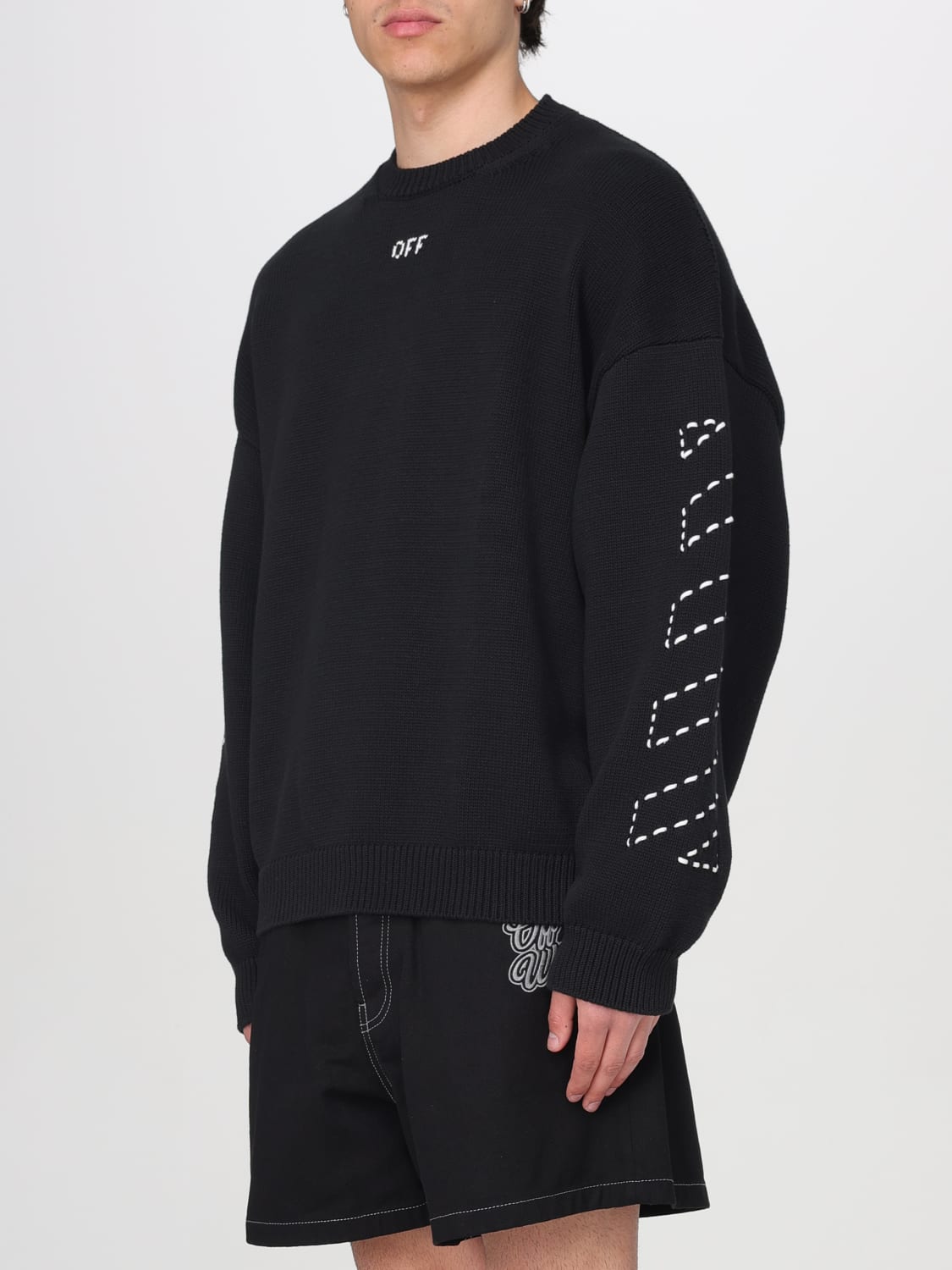 OFF-WHITE SWEATER: Sweater men Off-white, Black - Img 4