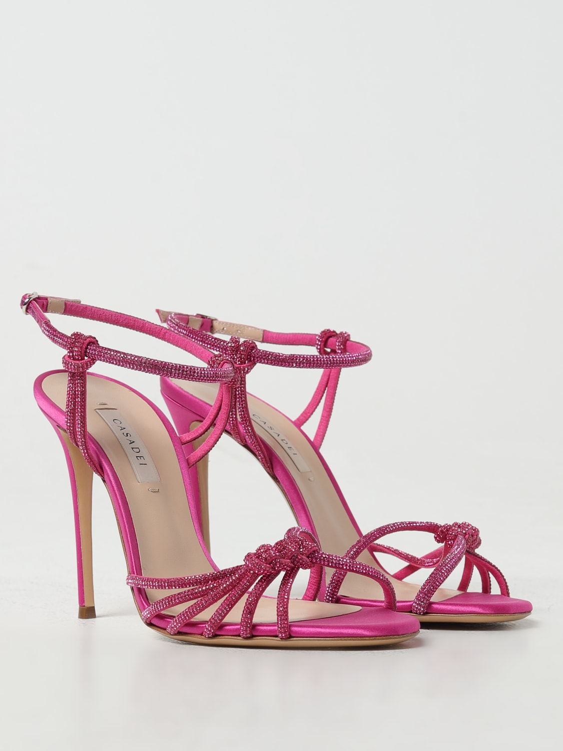 CASADEI HEELED SANDALS: Heeled sandals woman Casadei, Fuchsia - Img 2