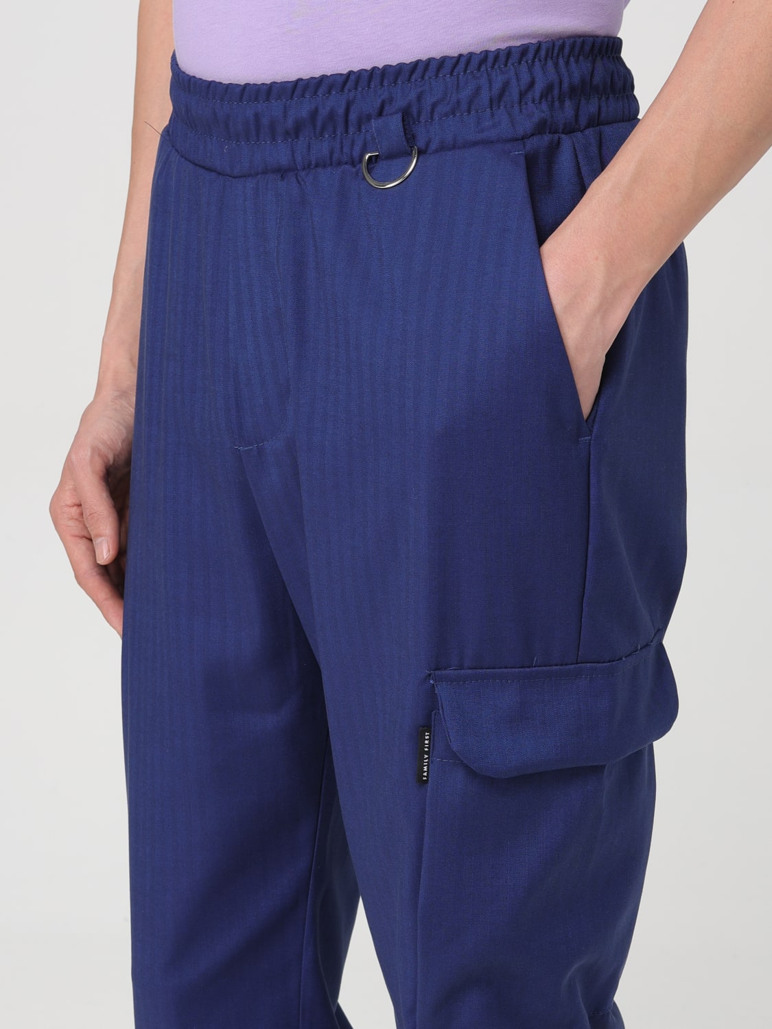 FAMILY FIRST HOSE: Hose herren Family First, Blau - Img 3