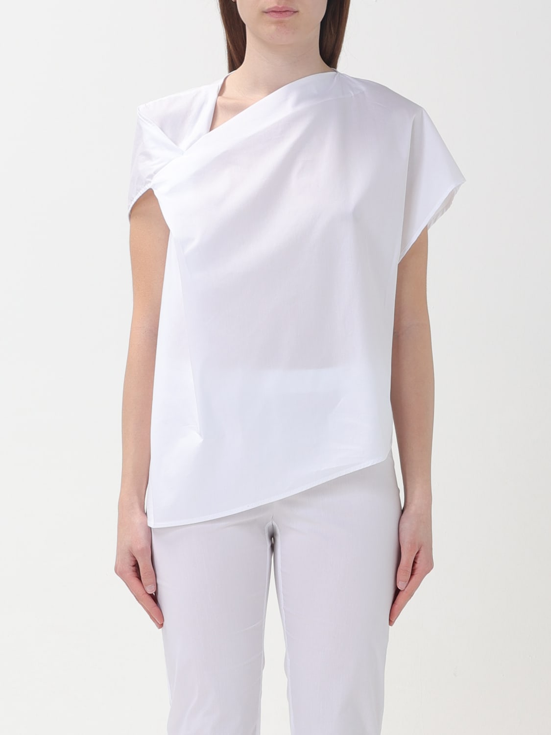 Liviana Conti Outlet: Coat woman - White | Liviana Conti top L4SK42 ...