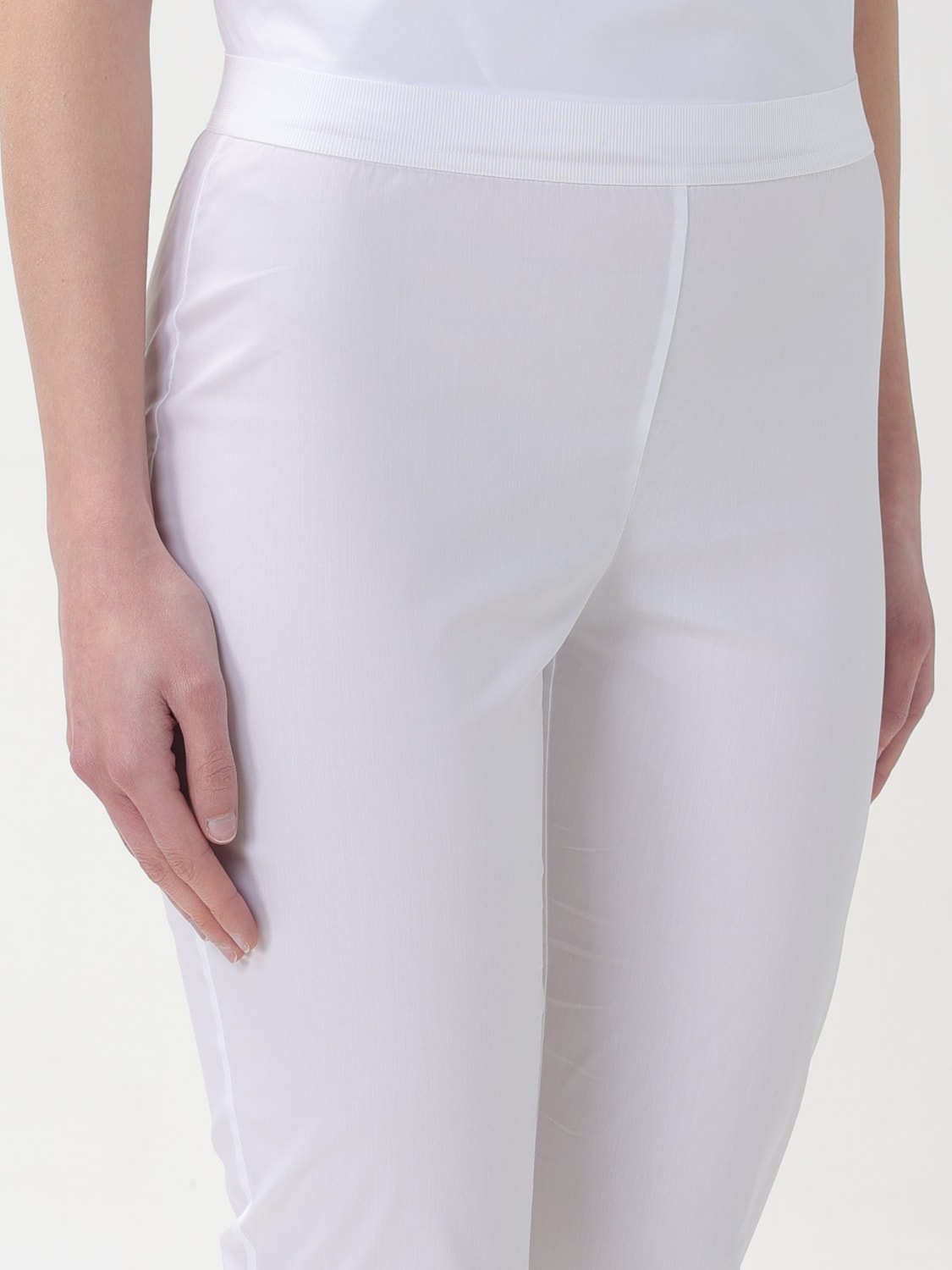 LIVIANA CONTI PANTS: Pants woman Liviana Conti, White - Img 3