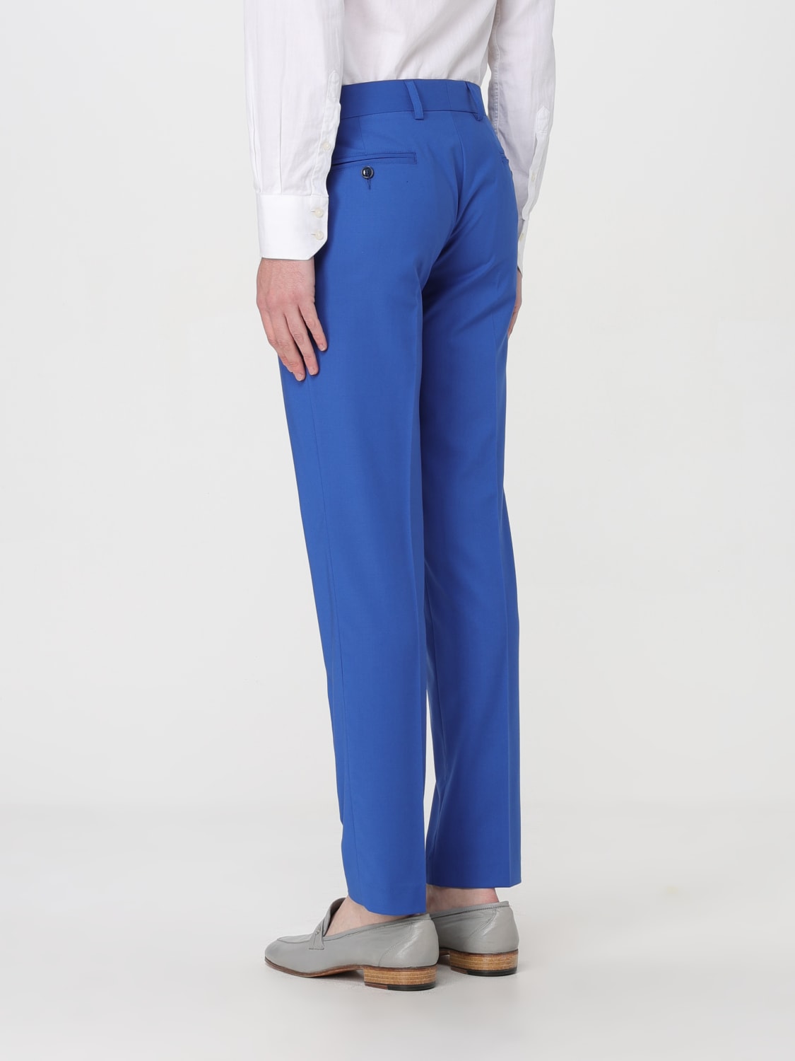 DANIELE ALESSANDRINI PANTS: Pants men Daniele Alessandrini, Royal Blue - Img 2