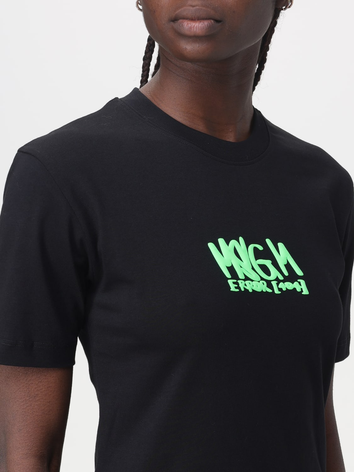 MSGM T-SHIRT: T-shirt woman MSGM, Black - Img 3