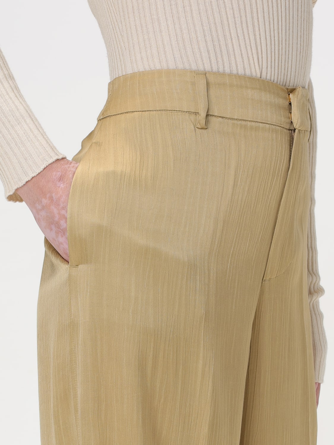 PT01 PANTS: Pants woman Pt01, Beige - Img 3