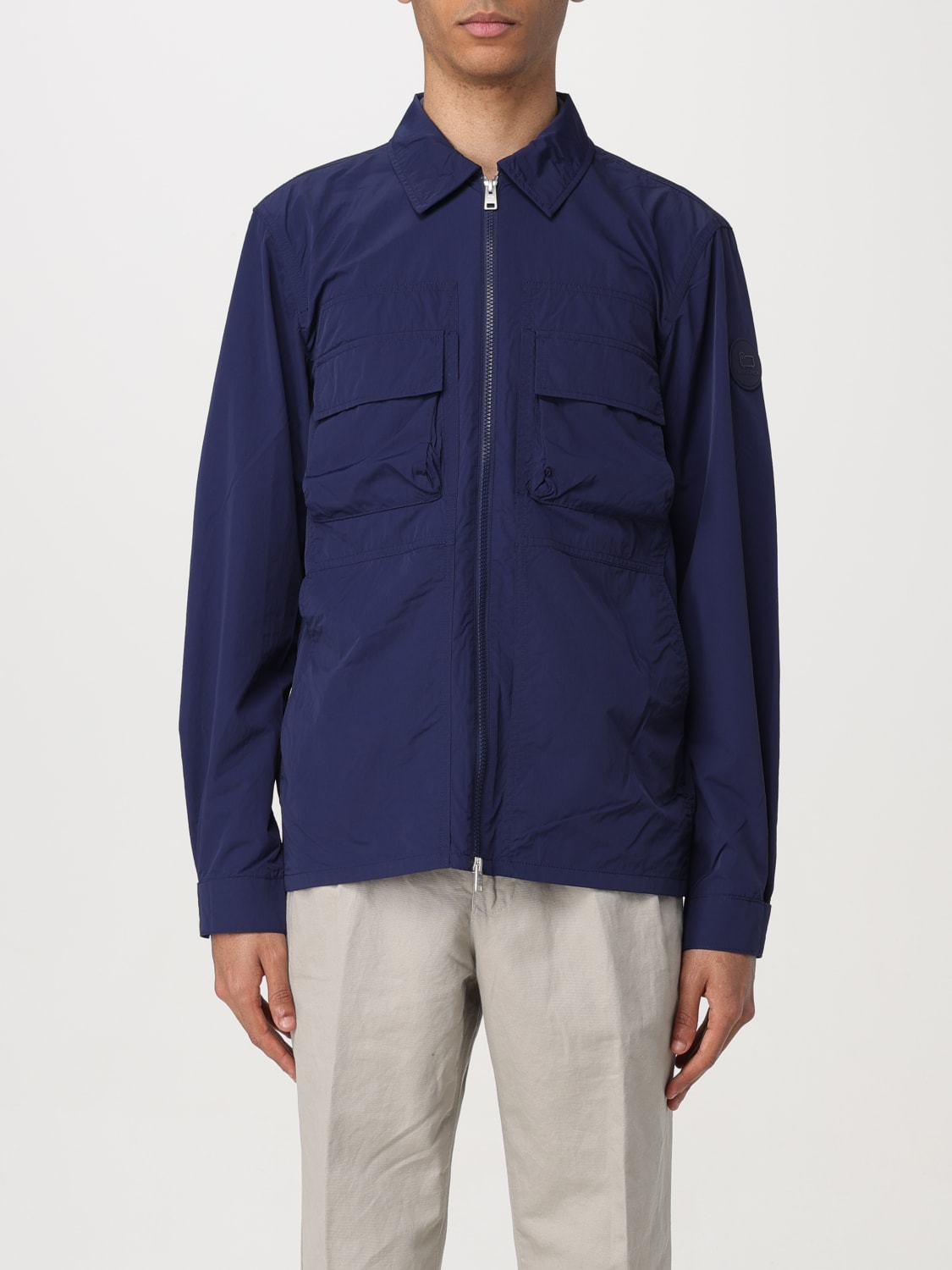 WOOLRICH JACKET: Shirt men Woolrich, Blue - Img 1