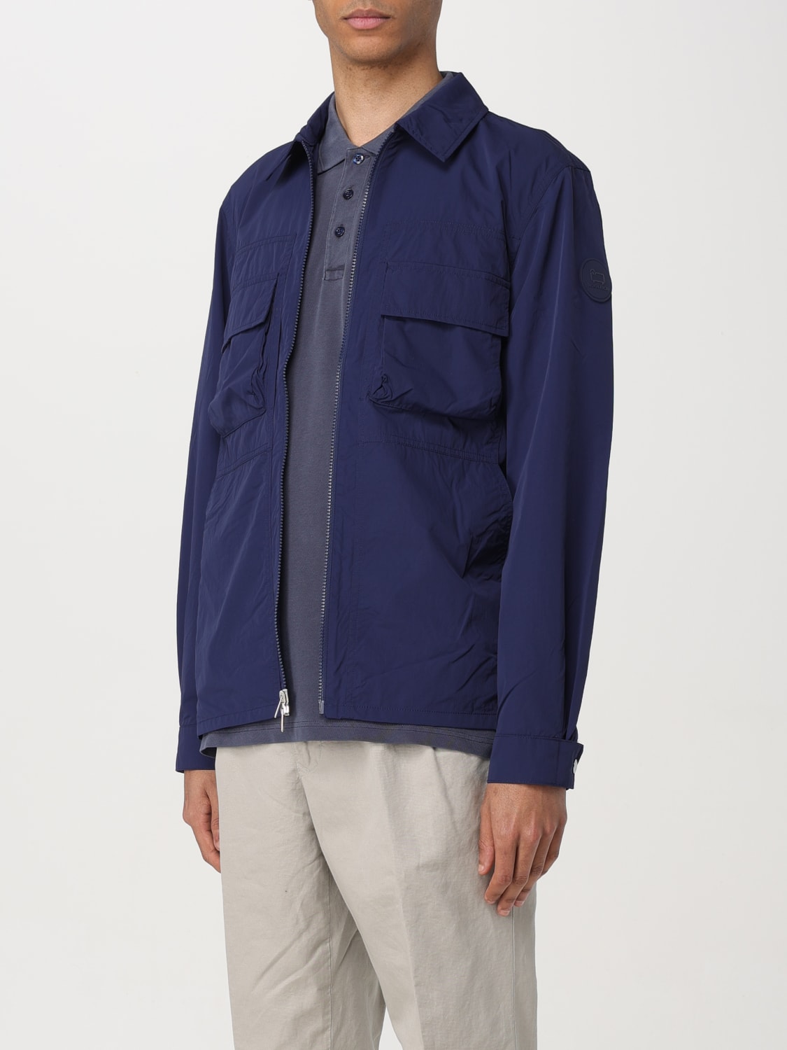 WOOLRICH JACKET: Shirt men Woolrich, Blue - Img 3