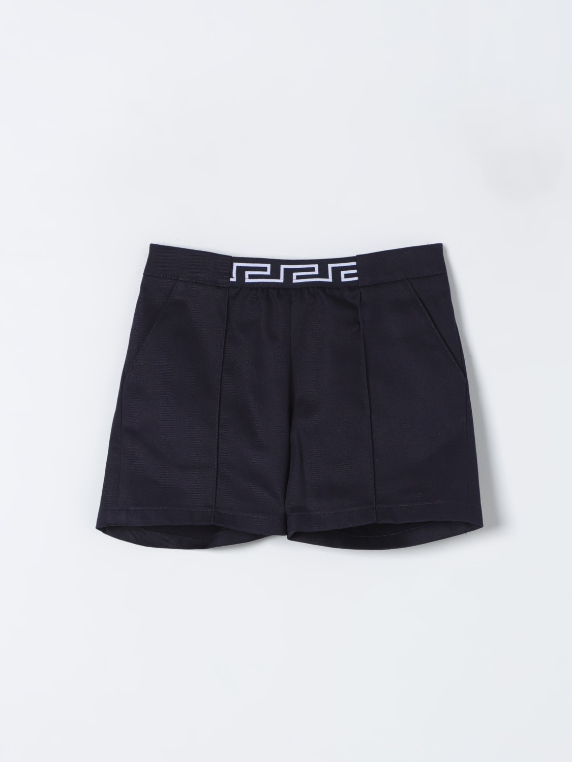 VERSACE SHORTS: Shorts kids Versace Young, Blue - Img 1