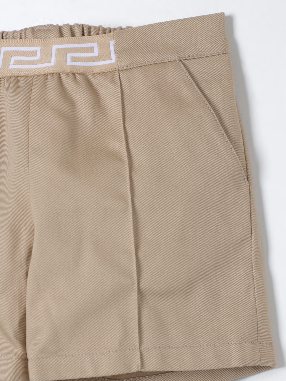 VERSACE PANTALONES CORTOS: Pantalones cortos niños Versace Young, Beige - Img 3