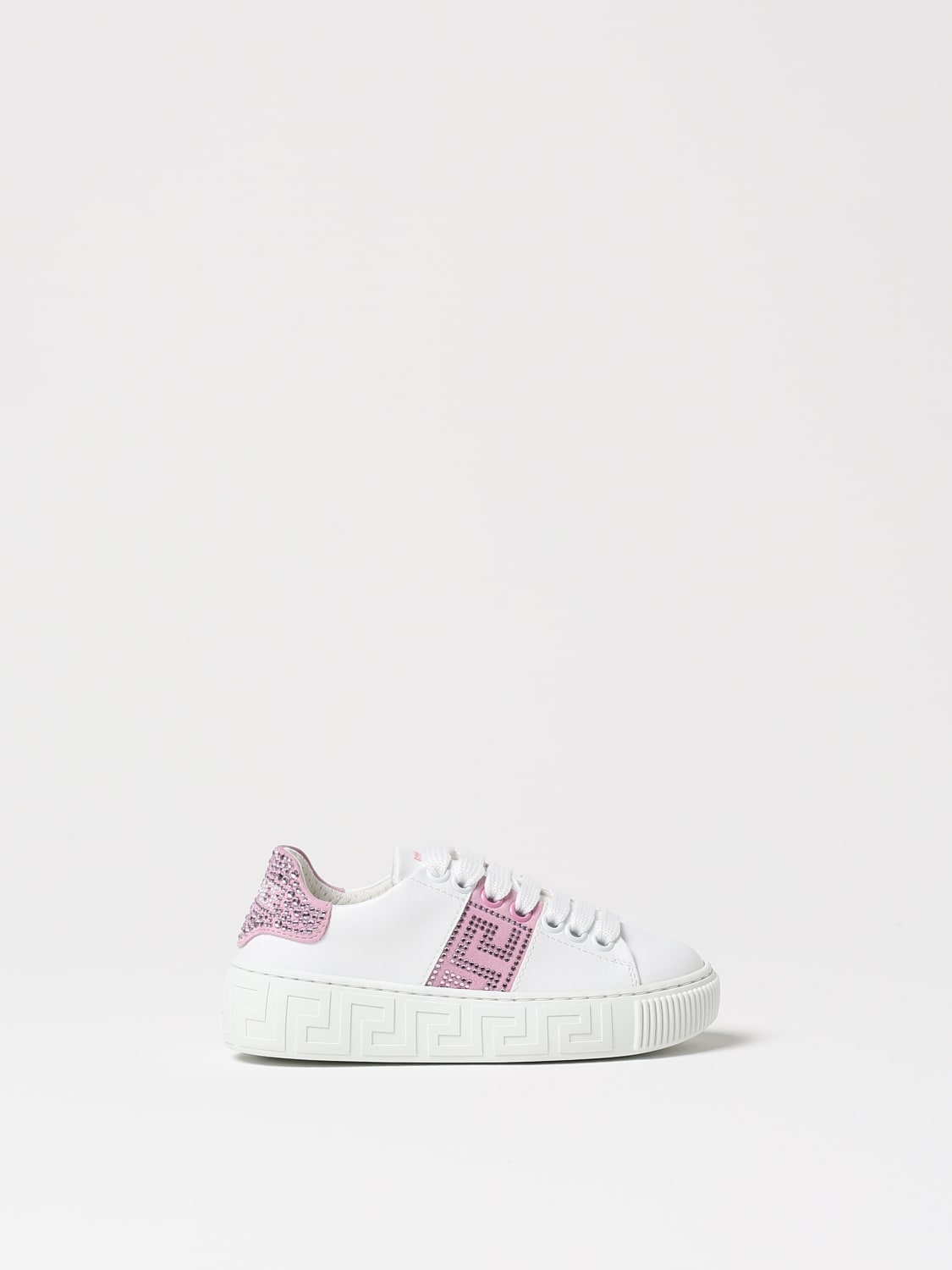 VERSACE SNEAKERS: Shoes kids Versace Young, White - Img 1