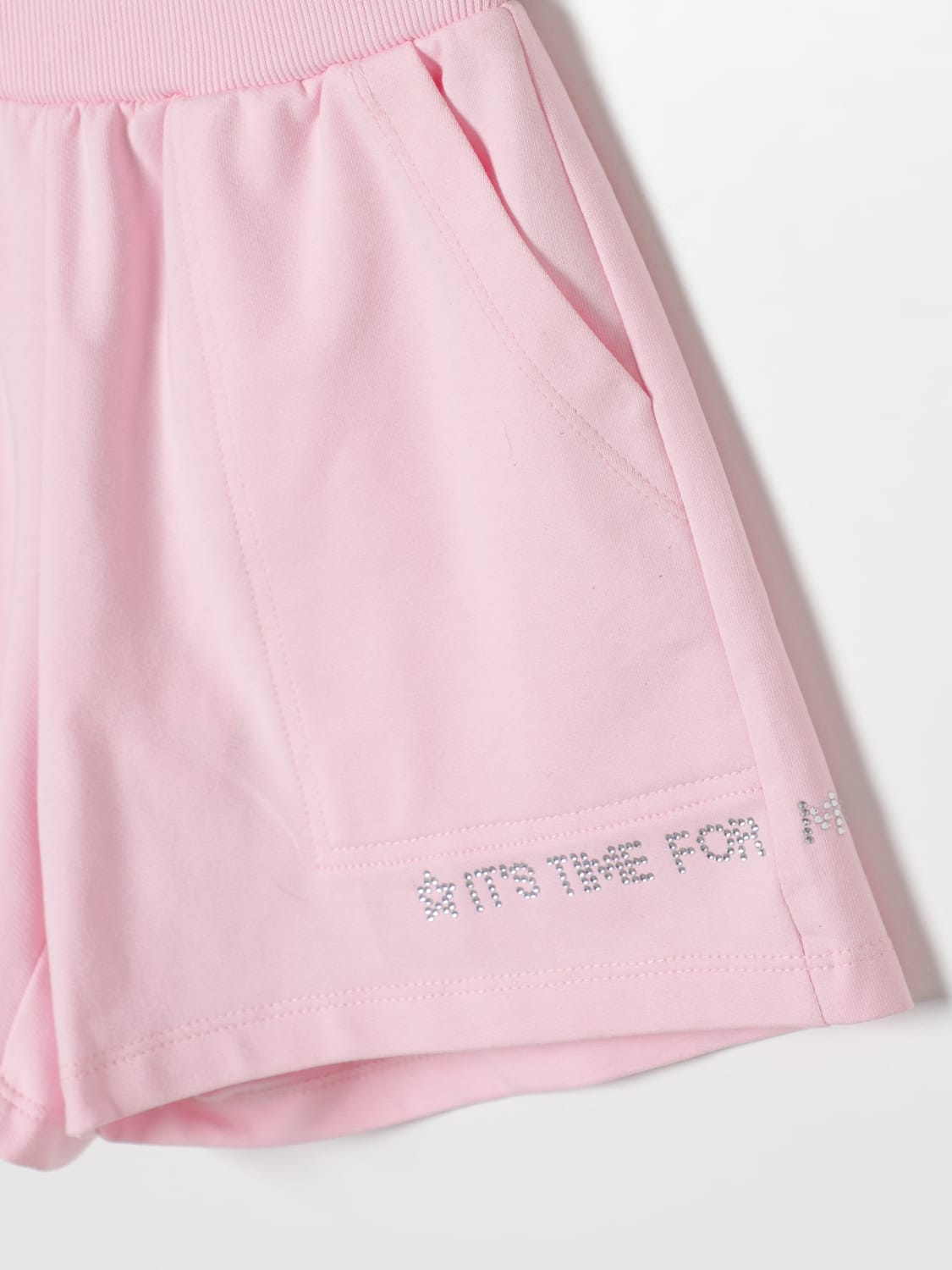 MONNALISA ШОРТЫ: Брюки Детское Monnalisa, Розовый - Img 3