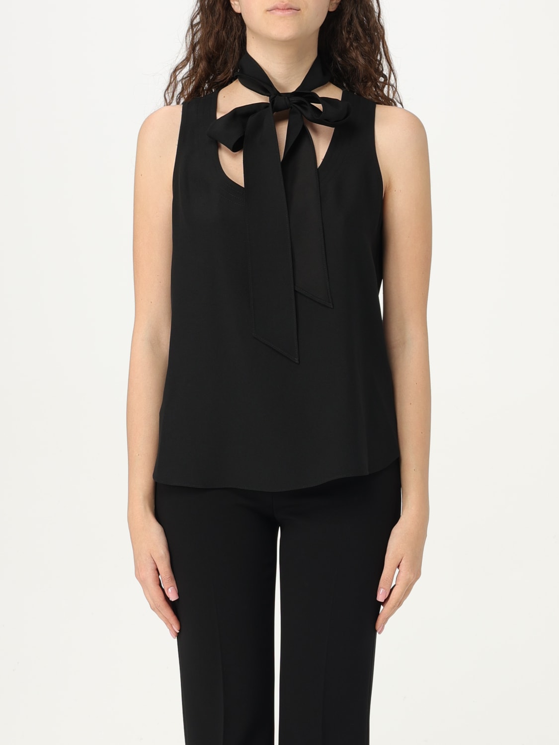 MOSCHINO COUTURE TOP: Hemdbluse damen Moschino Couture, Schwarz - Img 1