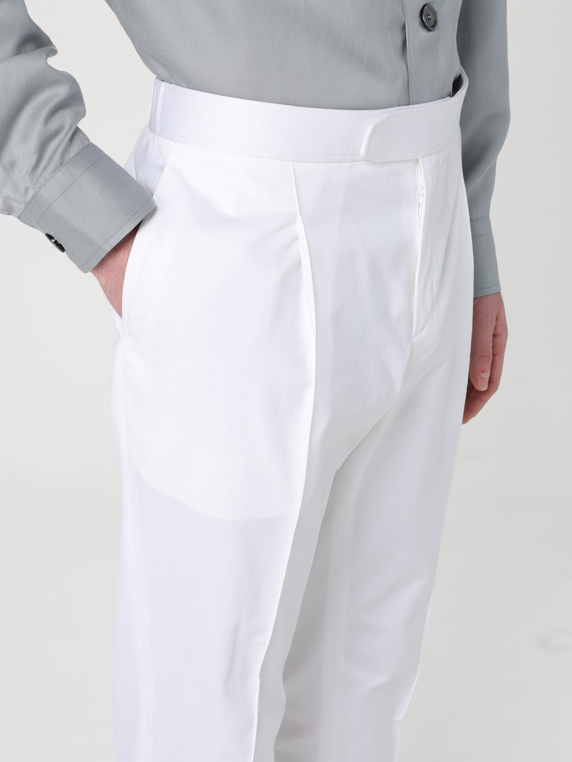 BRIONI PANTS: Pants men Brioni, White - Img 5