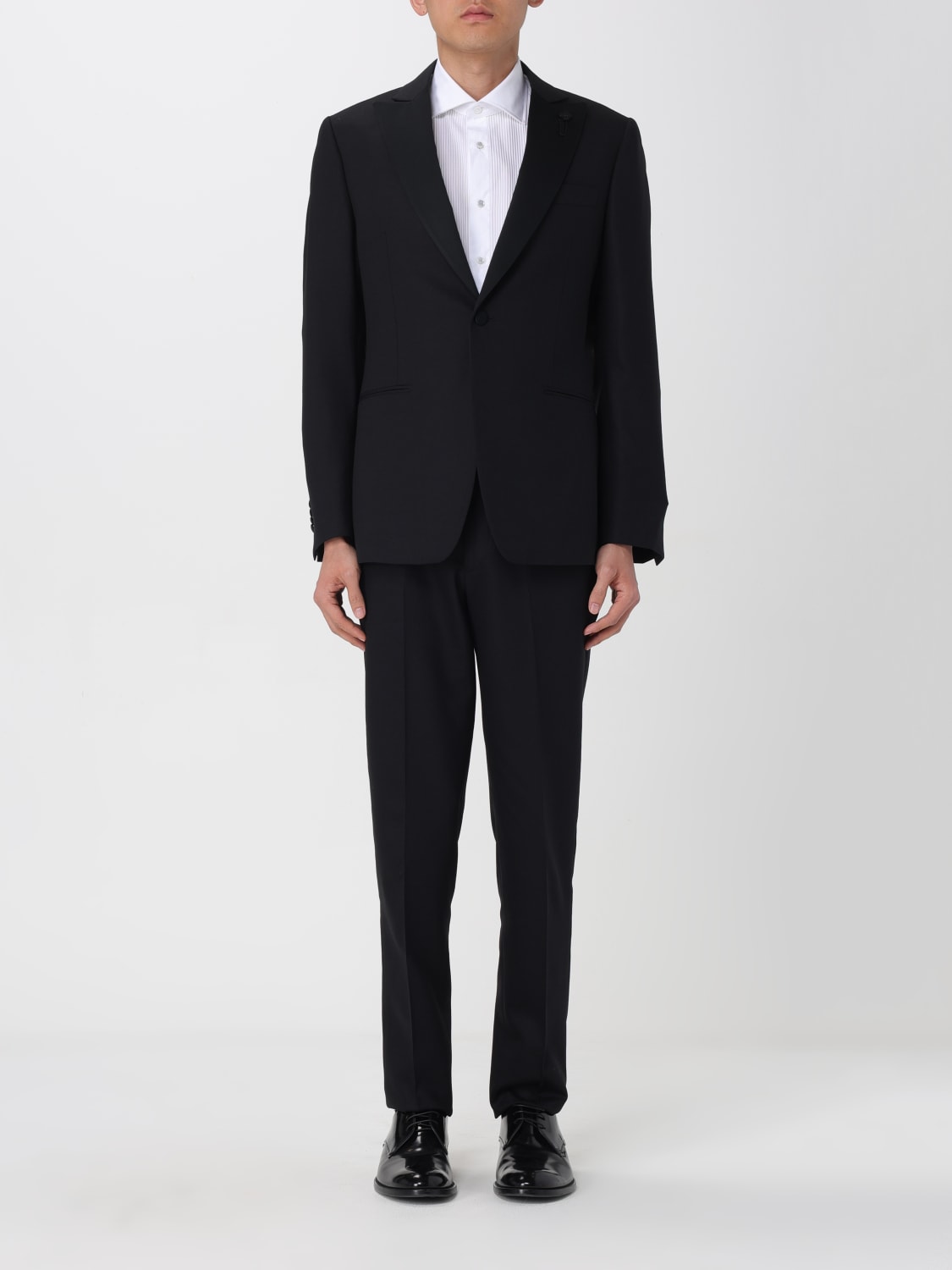 LARDINI SUIT: Suit men Lardini, Black - Img 1