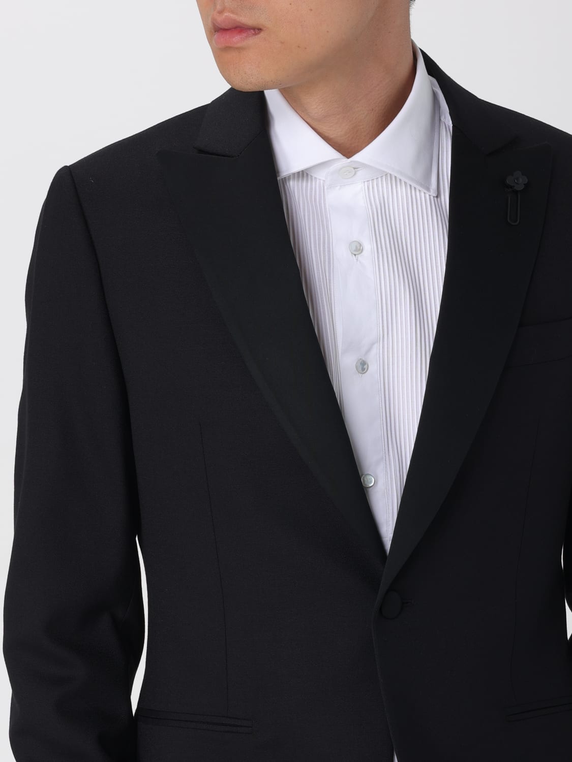 LARDINI SUIT: Suit men Lardini, Black - Img 5