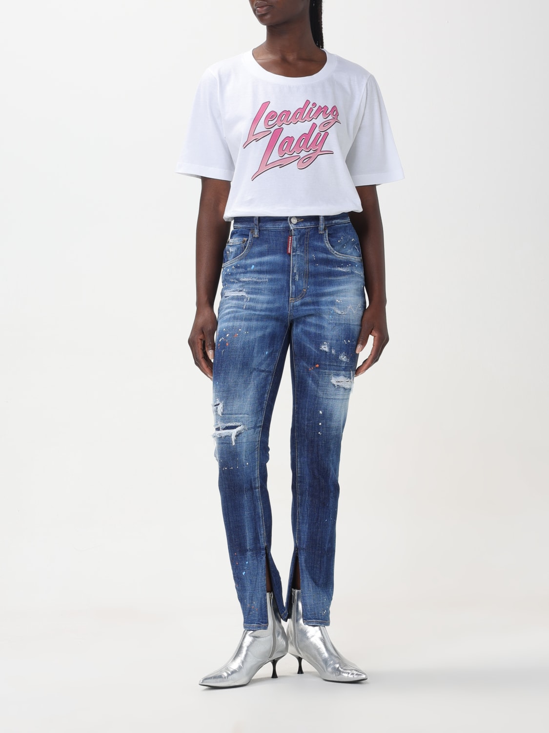 Dsquared2 Outlet: Jeans woman - Blue | Dsquared2 jeans Dsquared2 Outlet: Jeans woman - Blue | Dsquared2 jeans