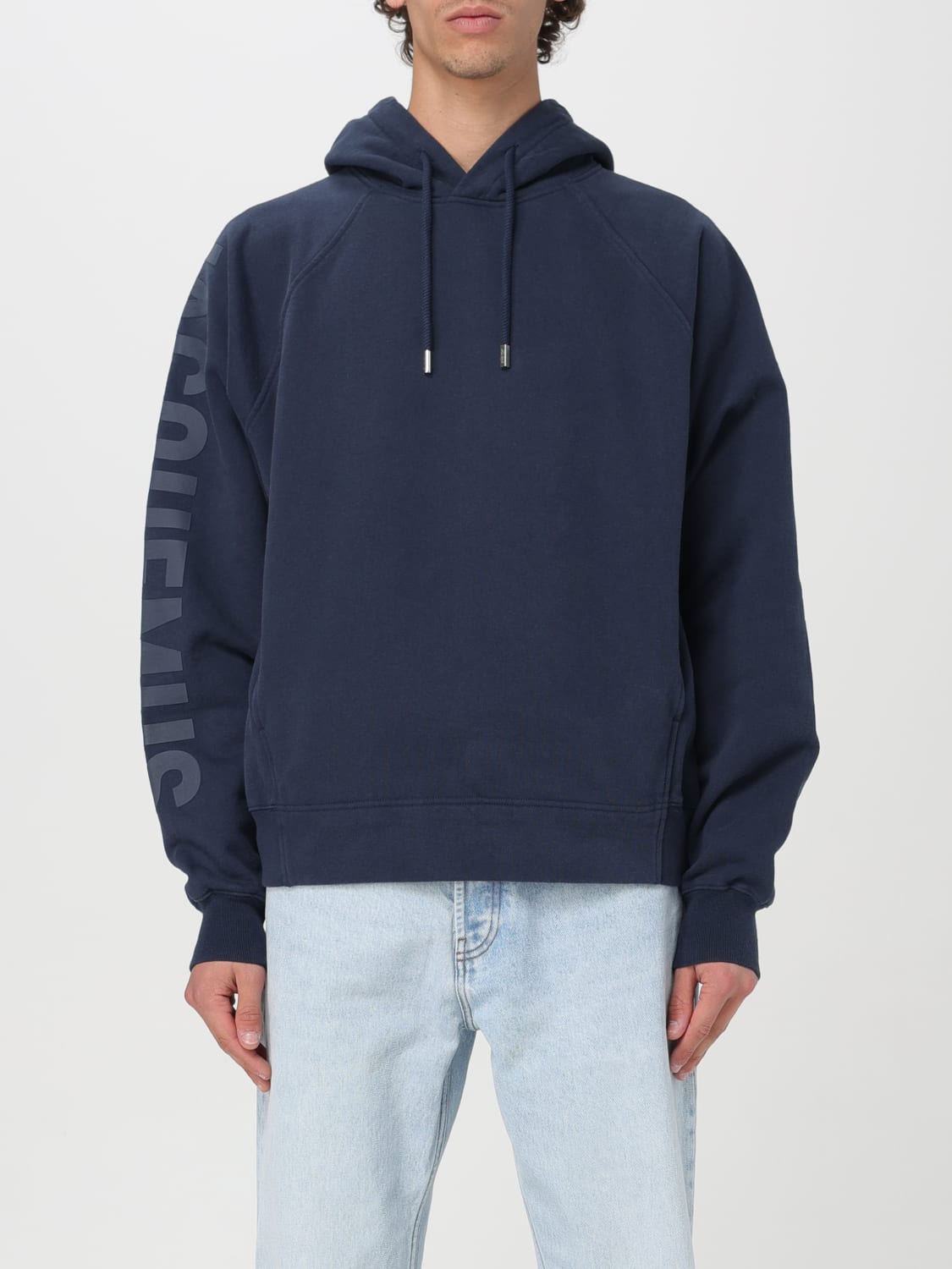 JACQUEMUS SWEATSHIRT: Sweatshirt herren Jacquemus, Blau - Img 1