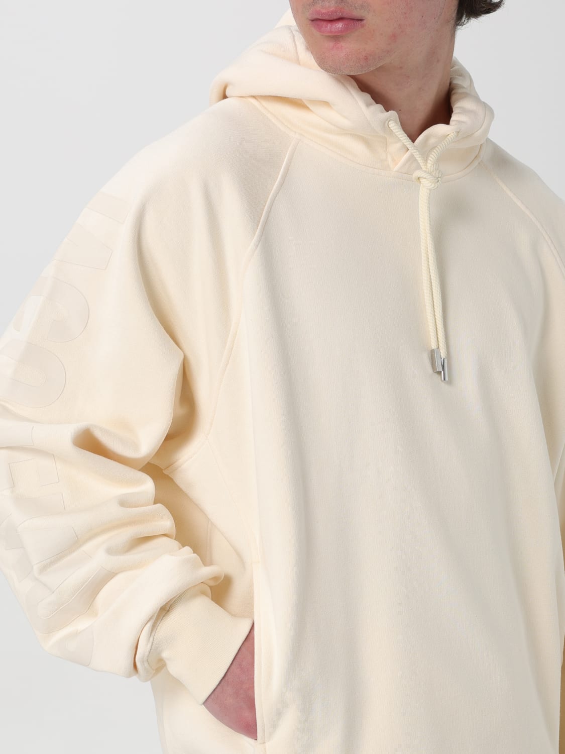 パーカー・フーディ JACQUEMUS Men Hoodies 245JS234 2341 130 Beige Jacquemus Outlet: Sweatshirt men - Beige | Jacquemus