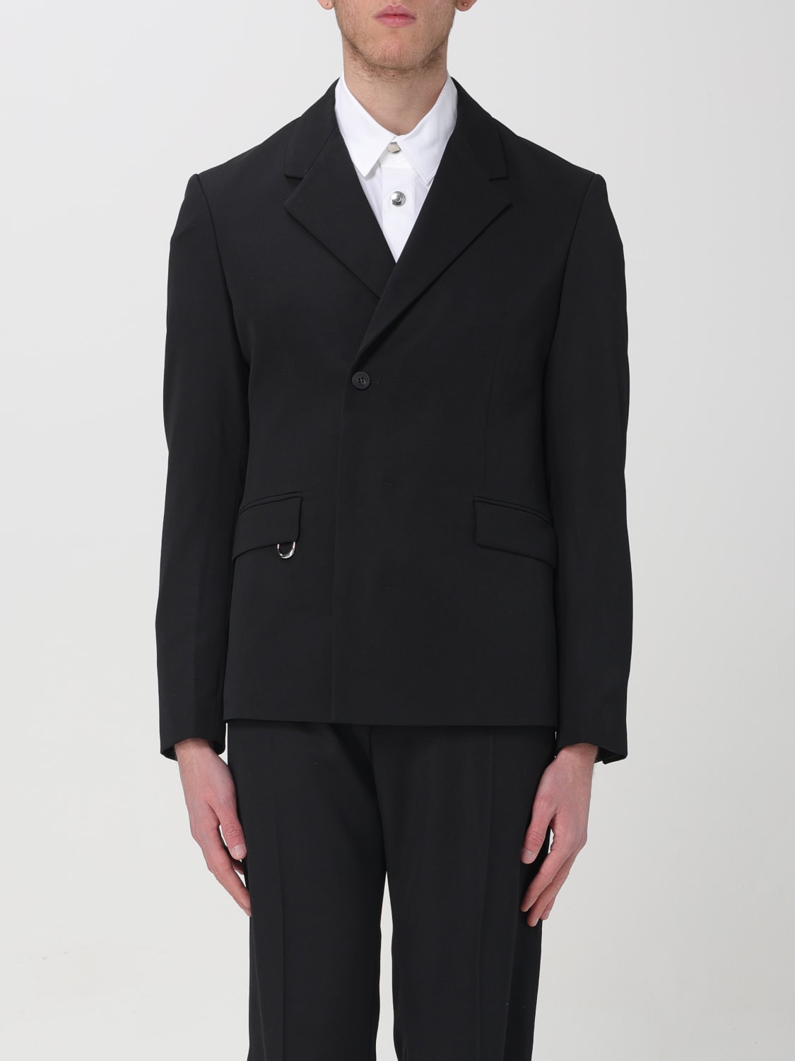 JACQUEMUS: men's blazer - Black | Jacquemus blazer 245JA0391333 online ...