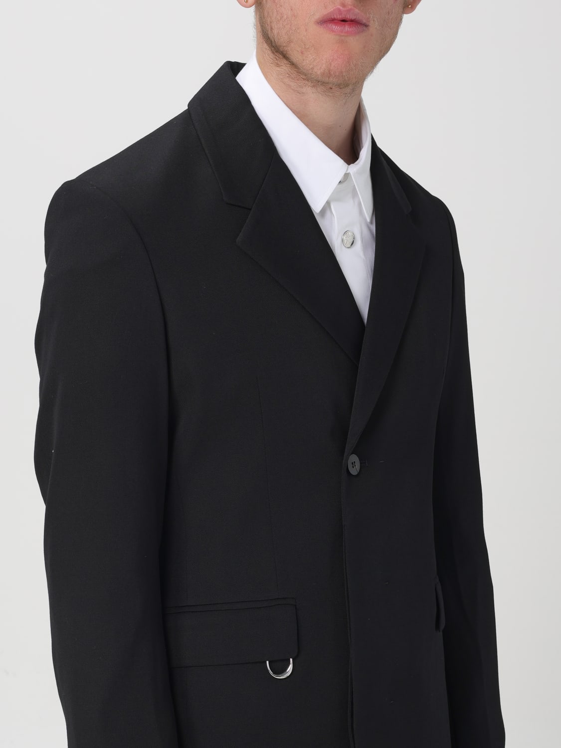 JACQUEMUS: men's blazer - Black | Jacquemus blazer 245JA0391333 online ...