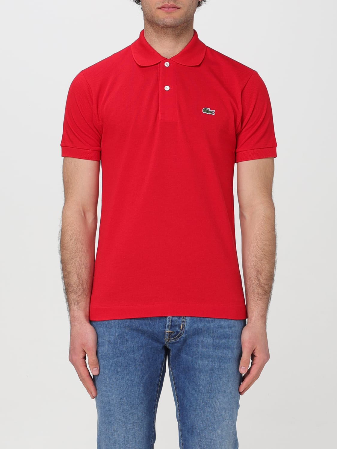 Giglio Polo Lacoste in cotone con logo