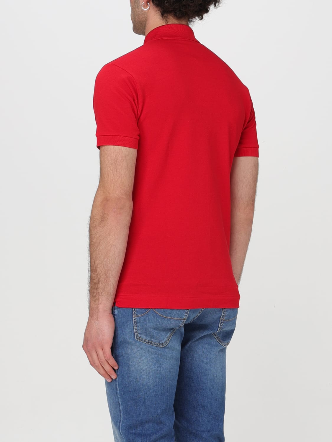 Polo rouge homme fashion lacoste