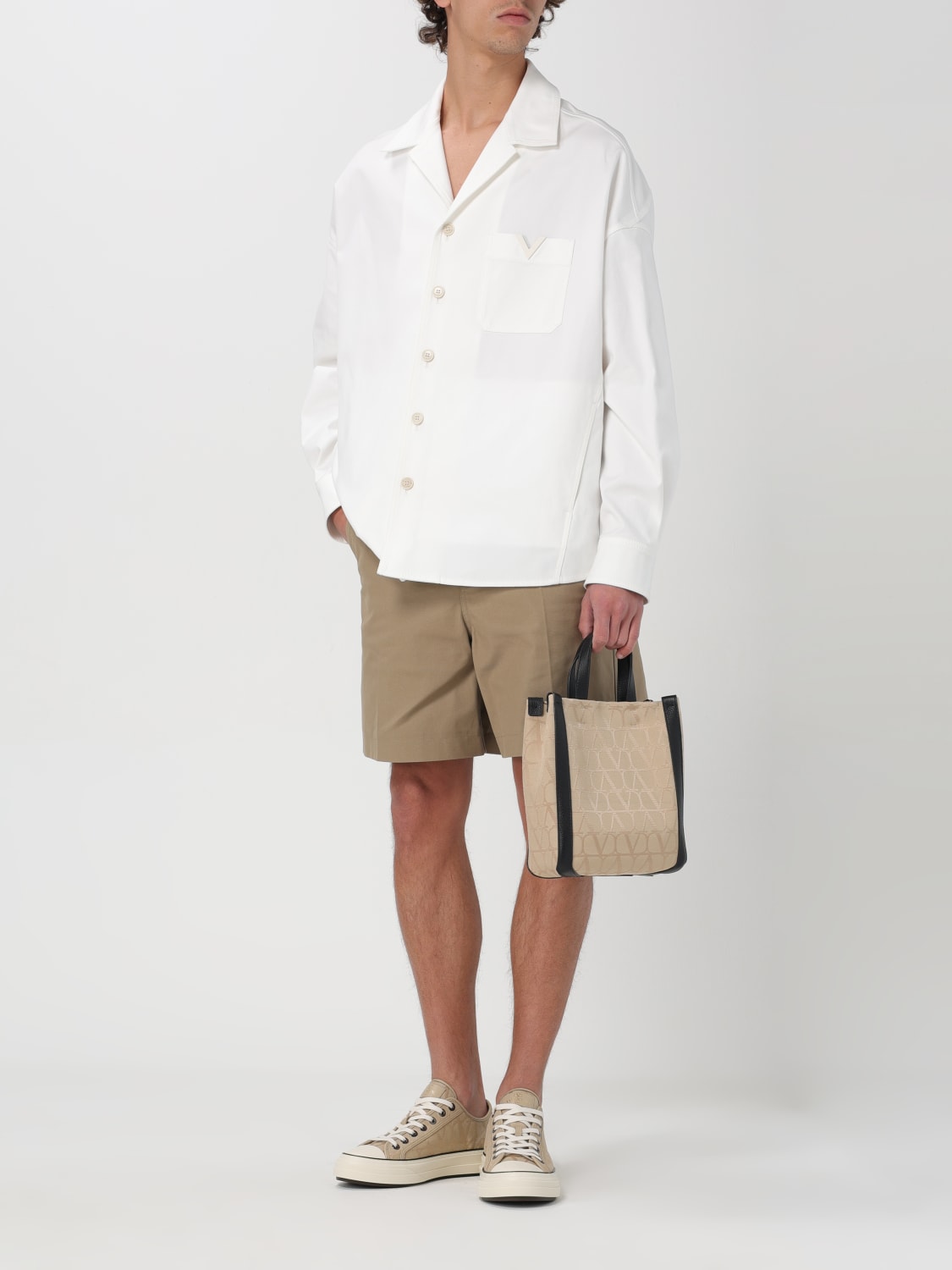 VALENTINO SHORT: Short men Valentino, Beige - Img 2