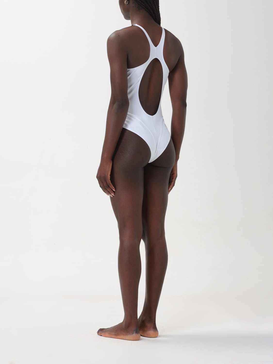 ワンピース水着 MUGLER Woman Swimsuit White 24P5BW0042882 1016 Mugler Outlet: Swimsuit woman - White | Mugler swimsuit