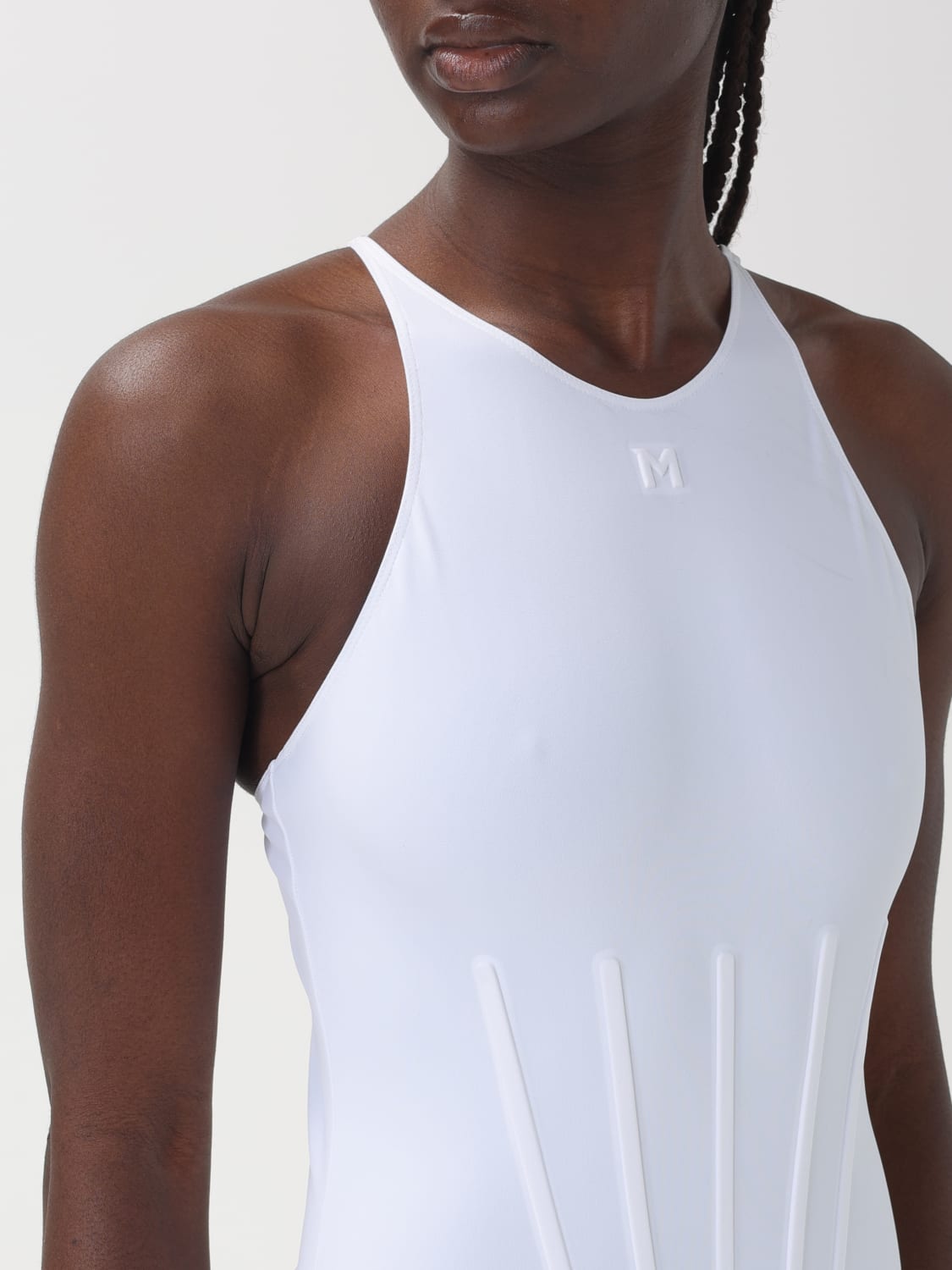 Mugler Outlet: Swimsuit woman - White | Mugler swimsuit