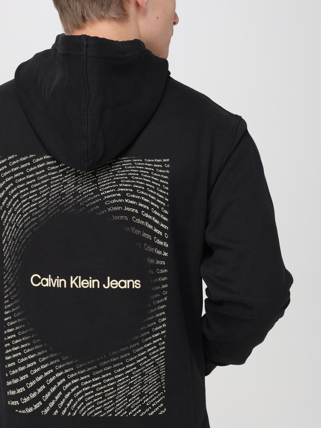 CALVIN KLEIN スウェットシャツ: スウェットシャツ メンズ Ck Jeans, ブラック - Img 3