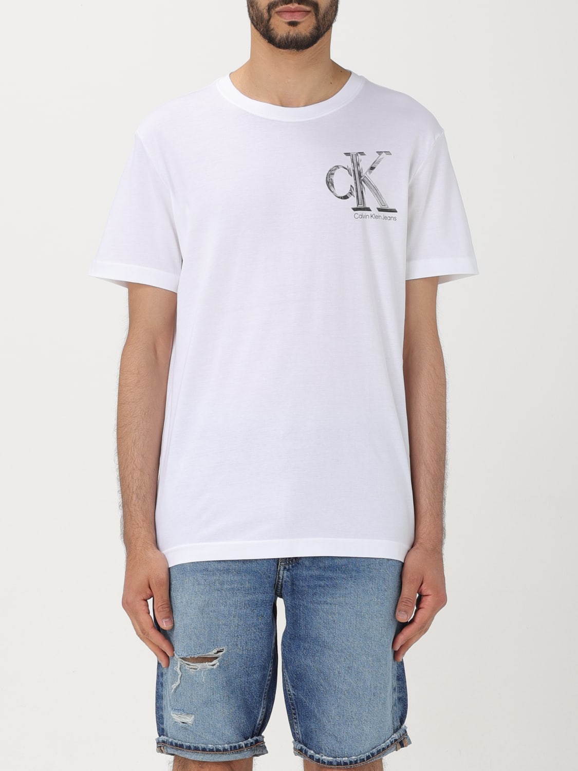 Giglio T-shirt Ck Jeans in cotone con logo