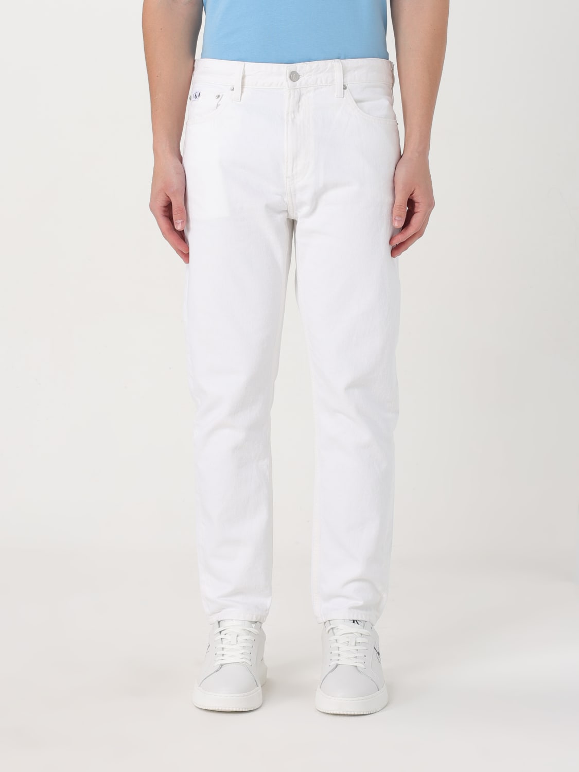 CALVIN KLEIN JEANS: Jeans homme Ck Jeans, Blanc - Img 1