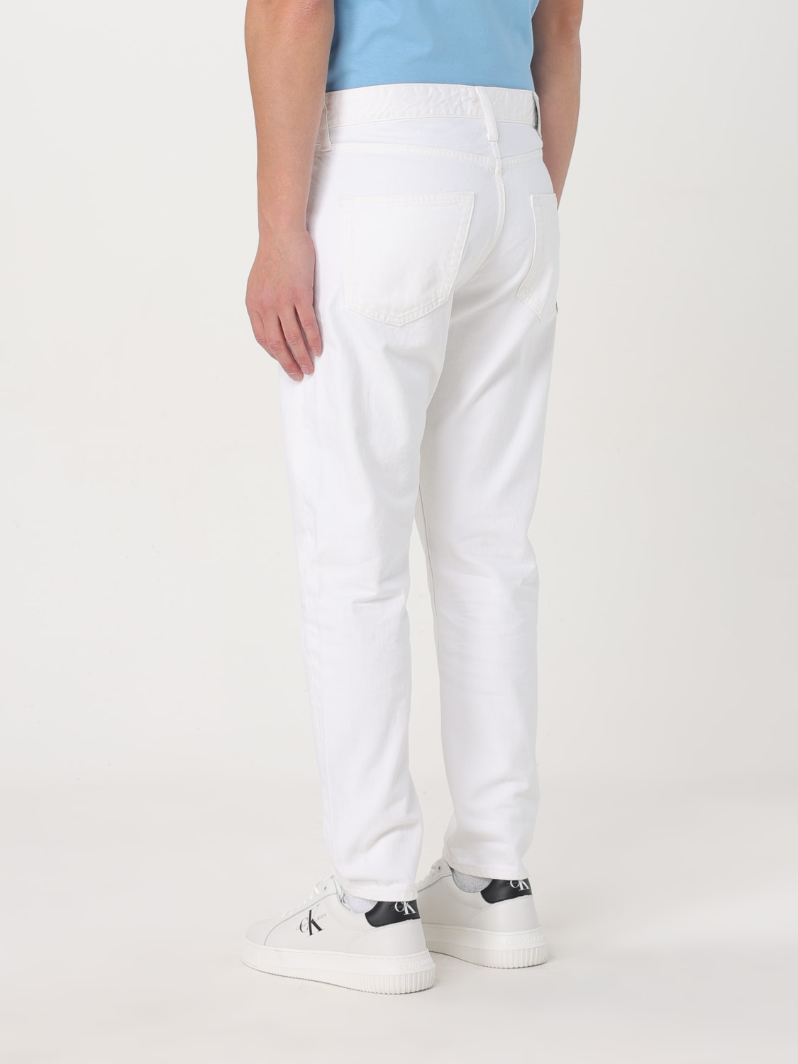 CALVIN KLEIN JEANS: Jeans homme Ck Jeans, Blanc - Img 2