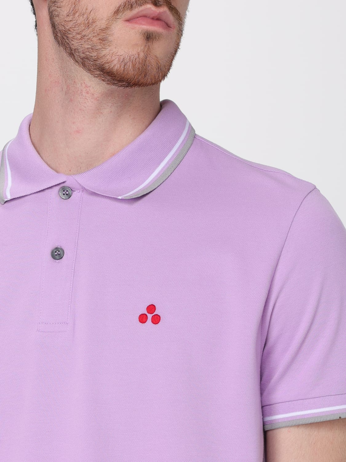 PEUTEREY POLO SHIRT: Polo shirt men Peuterey, Lilac - Img 3