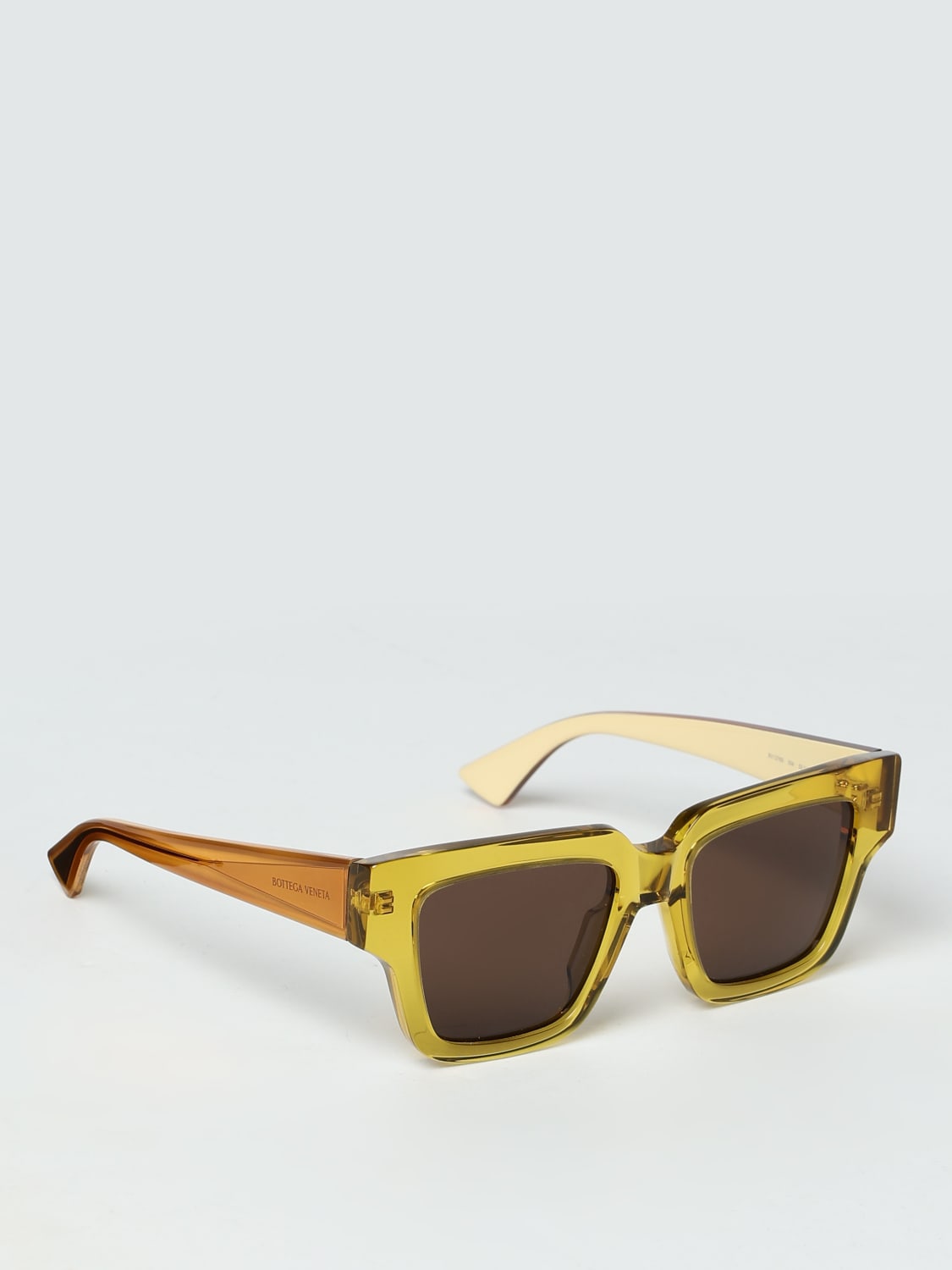サングラス BOTTEGA VENETA Woman Sunglasses Yellow BV1276S 004 Bottega Veneta Sunglasses BV1276S 004 Transparent Yellow