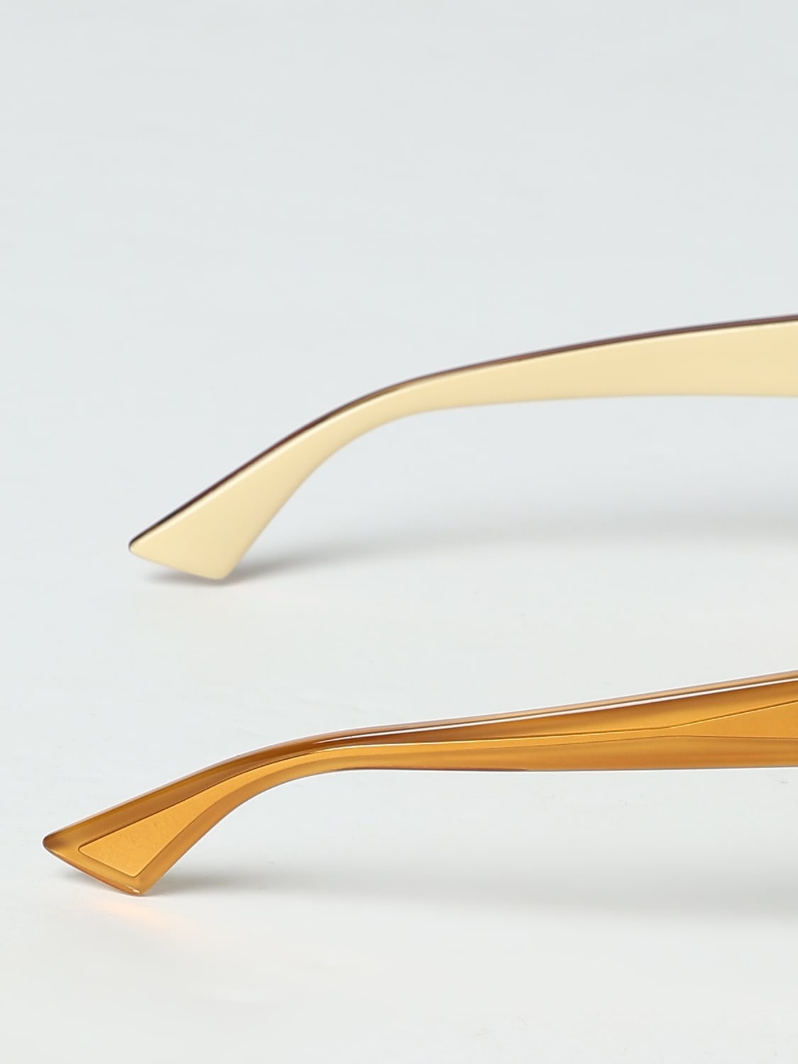 BOTTEGA VENETA: Sunglasses woman - Yellow | Bottega Veneta