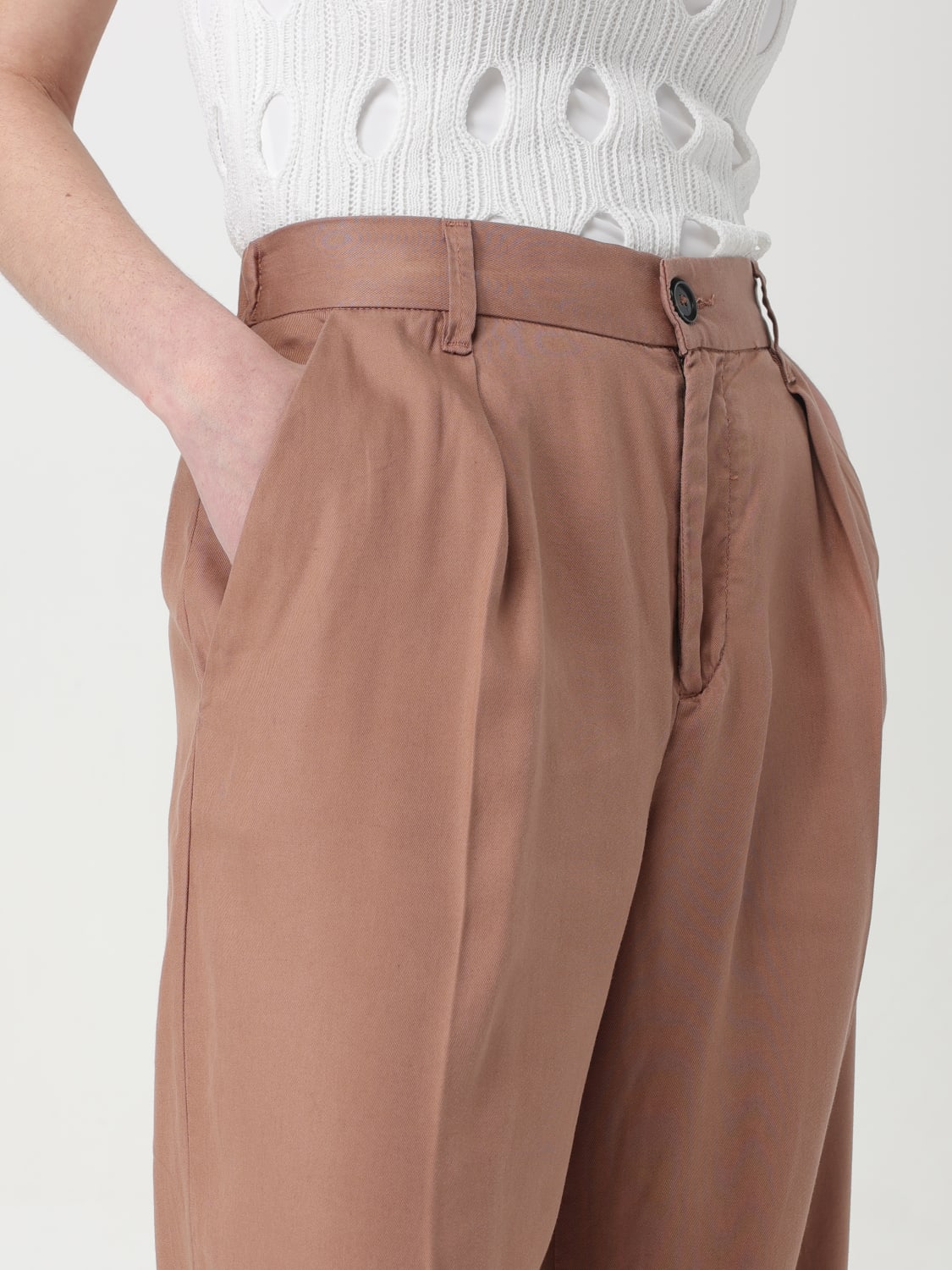 PINKO PANTALON: Pantalon femme Pinko, Marron - Img 3