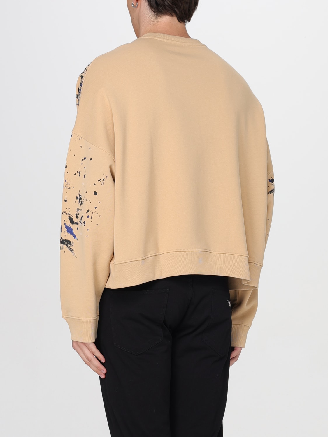 MOSCHINO COUTURE PULLOVER: Pullover herren Moschino Couture, Beige - Img 2